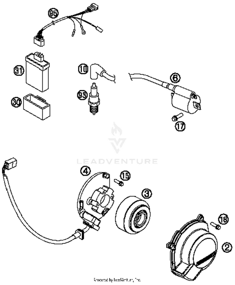 Ingnition System TC 85 ENGINE - 2016 Schematic