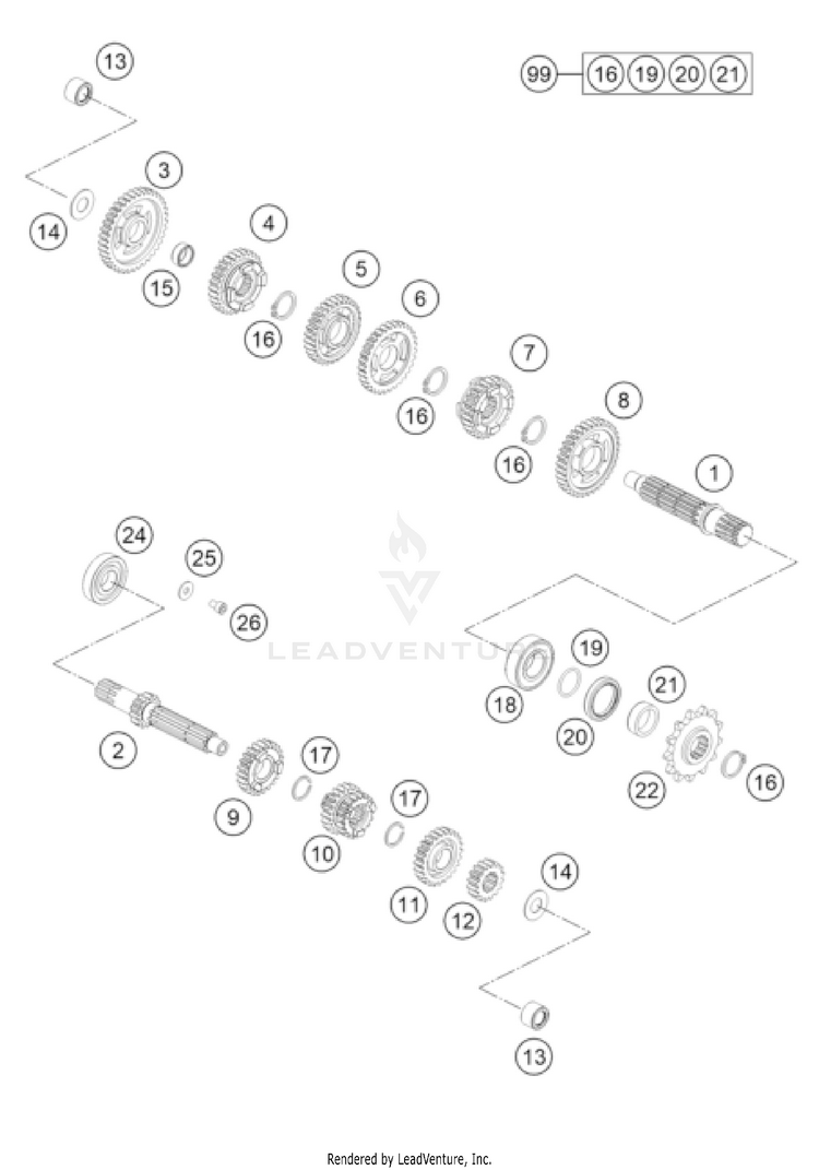 Transmission TC 65 Engine - 2023 Schematic