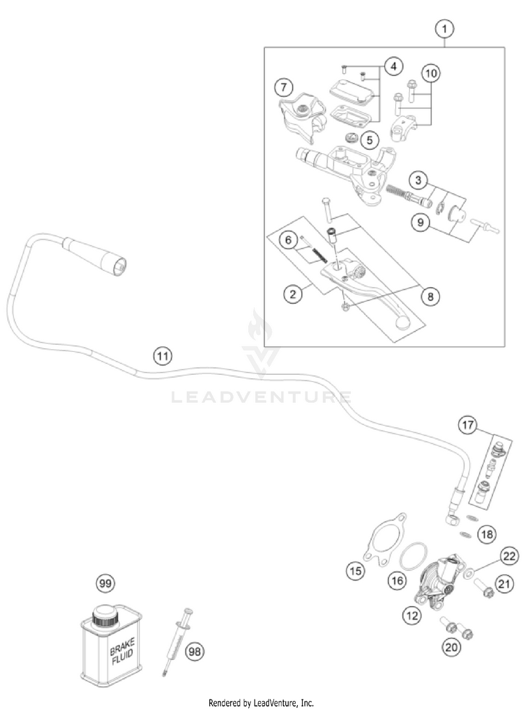 Clutch Control FX 350 ENGINE - 2024 Schematic