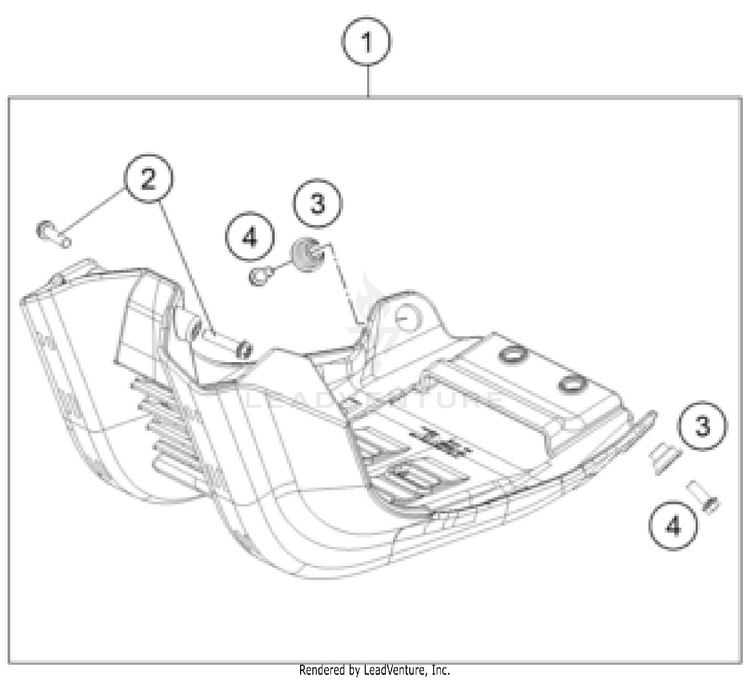 Engine Guard FX 350 CHASSIS - 2025 Schematic