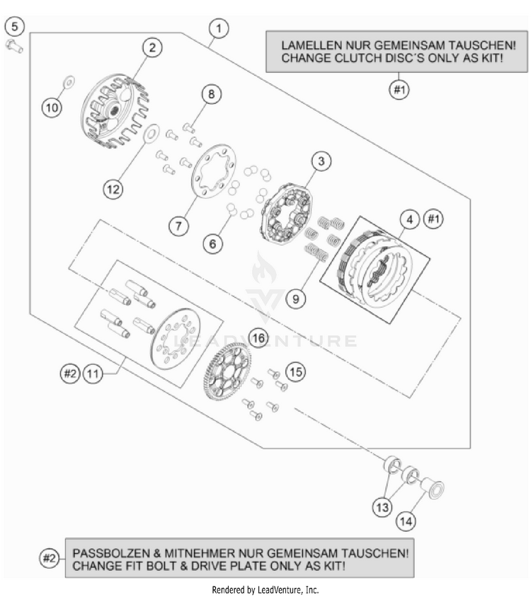 Clutch TC 50 ENGINE - 2023 Schematic