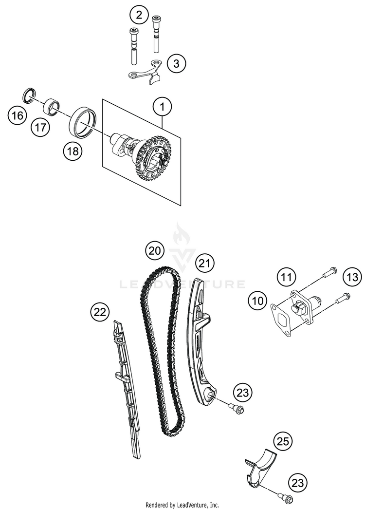 Timing Drive FS 450 ENGINE - 2020 Schematic