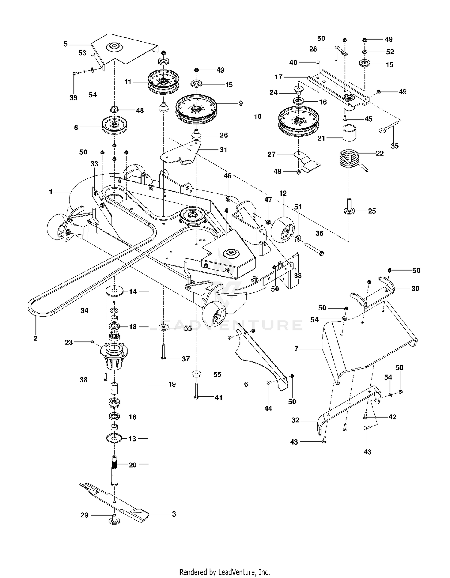 MOWER DECK / CUTTING DECK