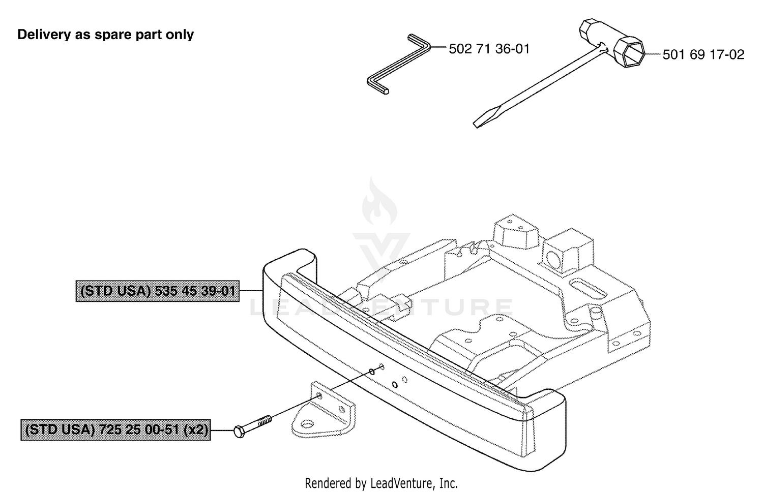 Rear Bumper/Tools