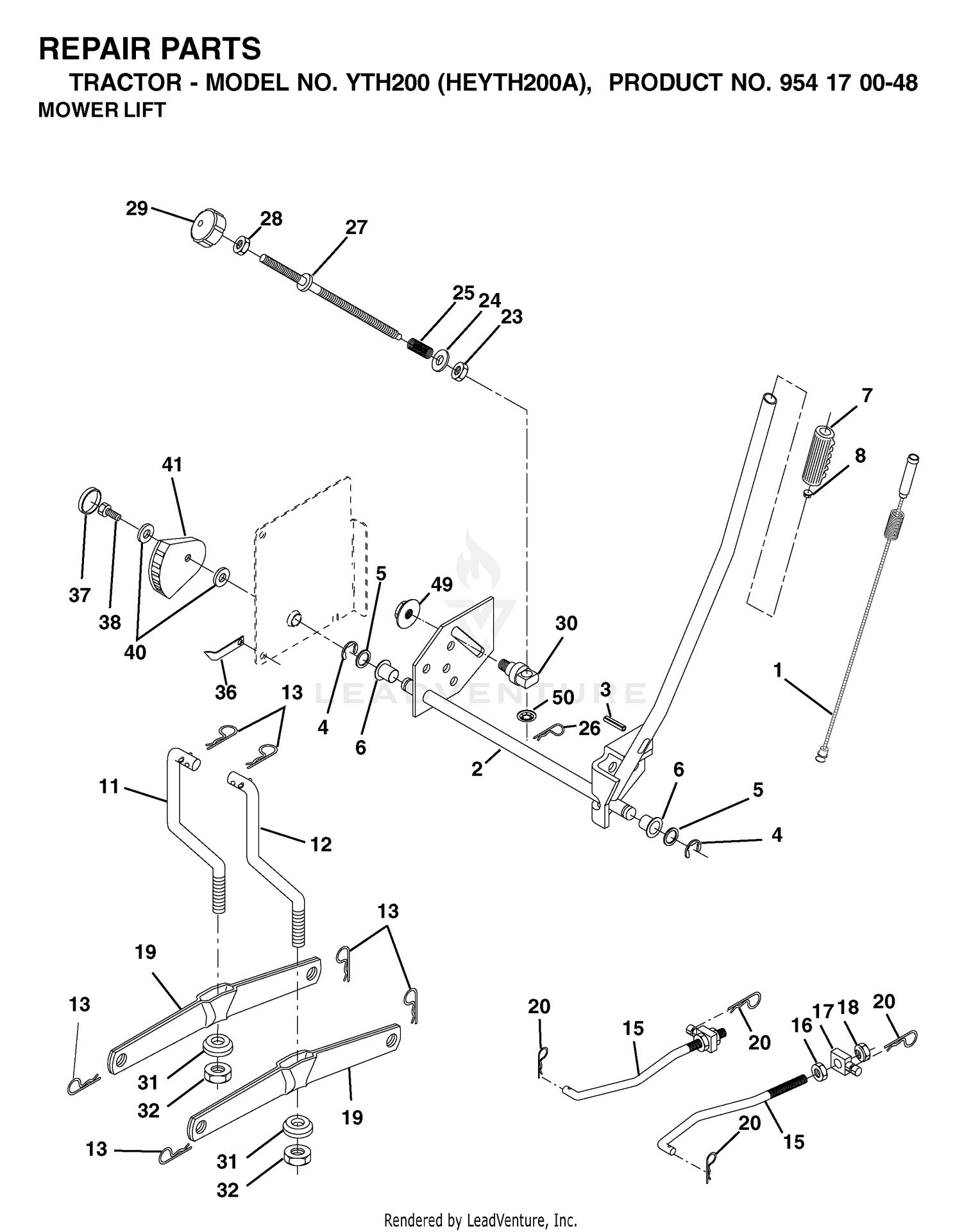 MOWER LIFT / DECK LIFT