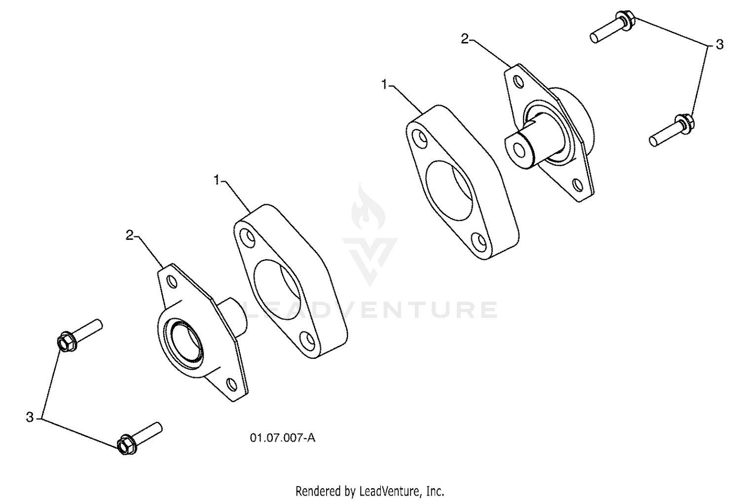 Auger Bearing / Skids