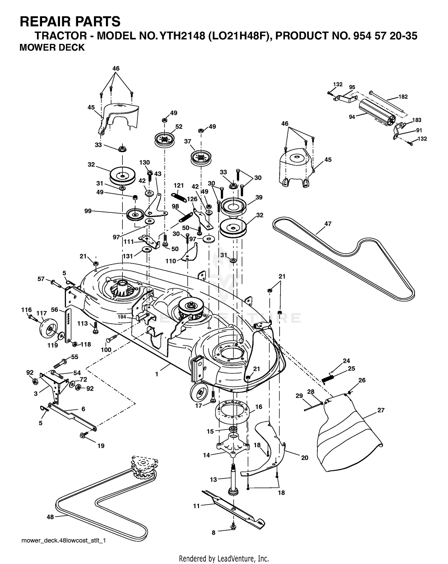 MOWER DECK / CUTTING DECK