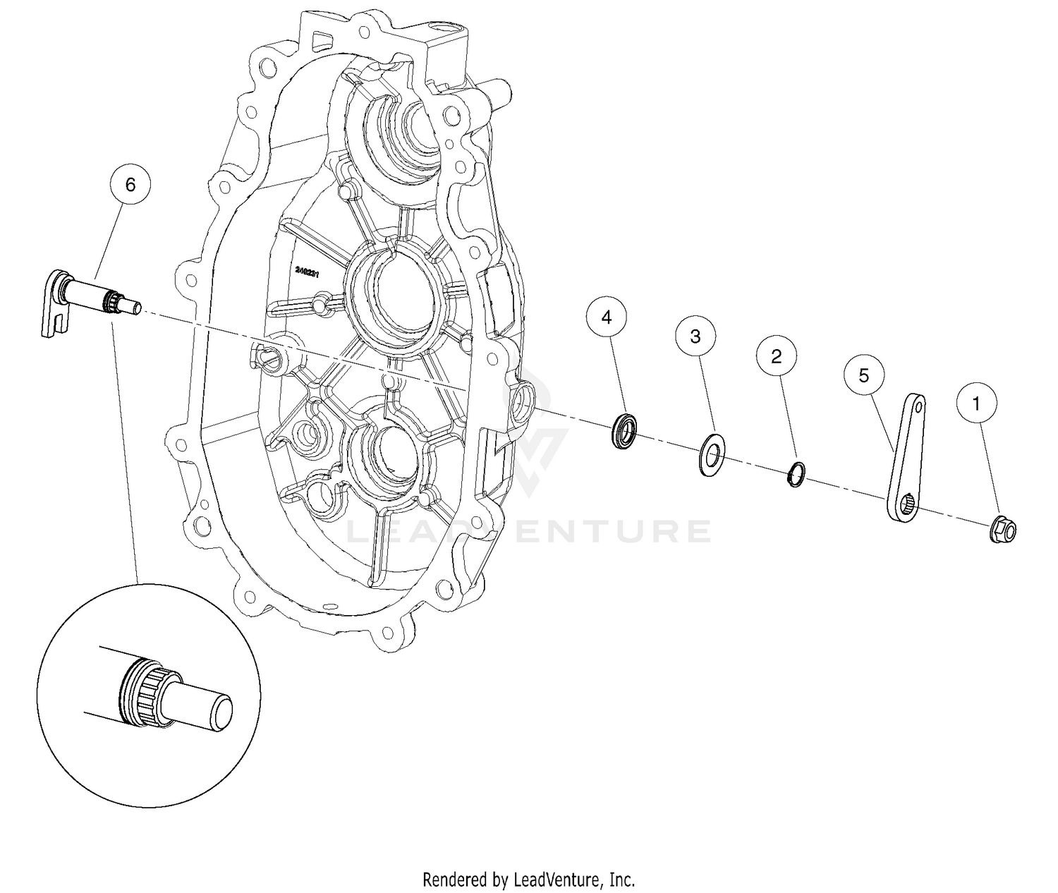Transmission Shift Shaft And Bell Crank