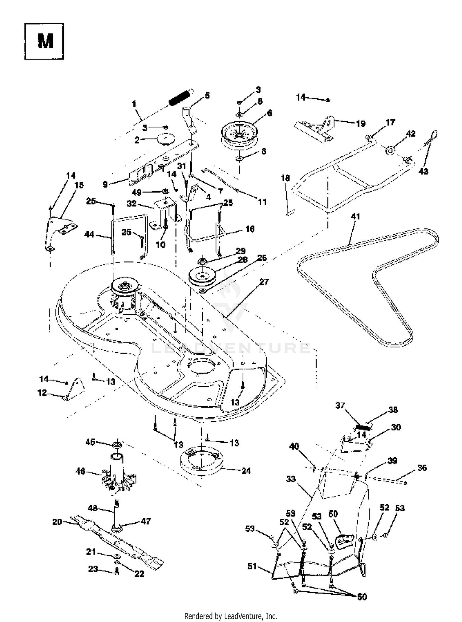 MOWER DECK / CUTTING DECK