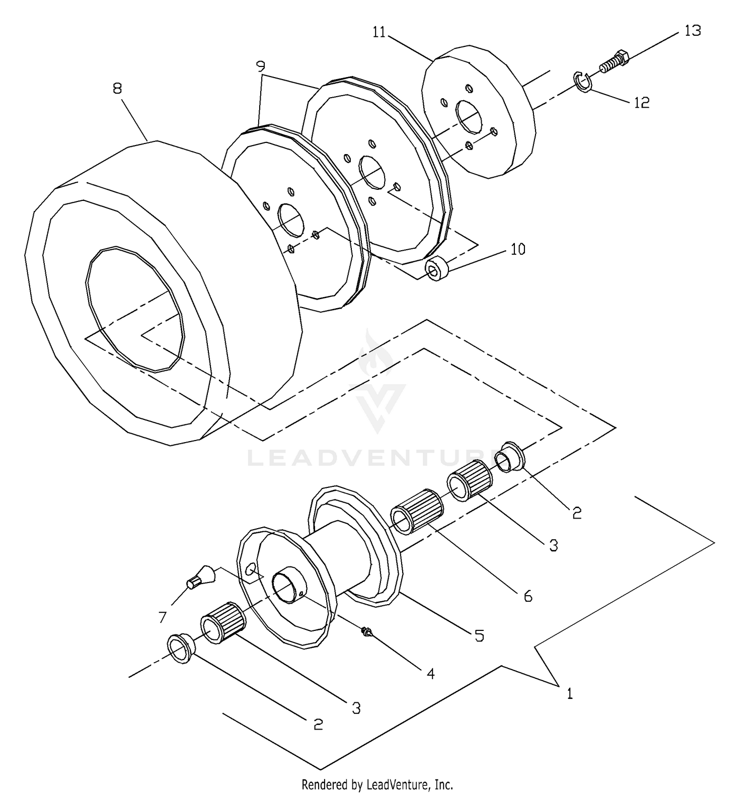 Traction Wheel Assembly