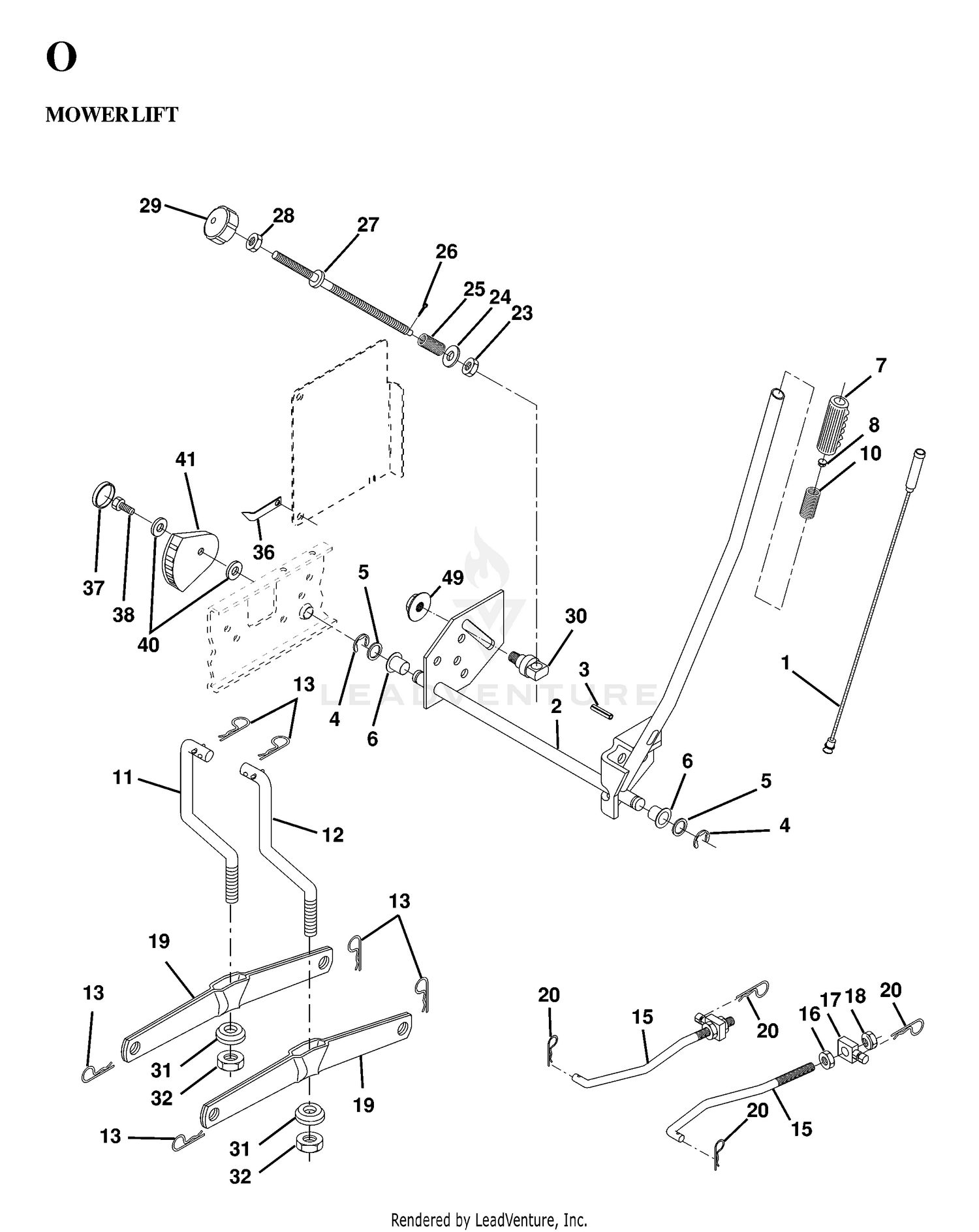 MOWER LIFT / DECK LIFT