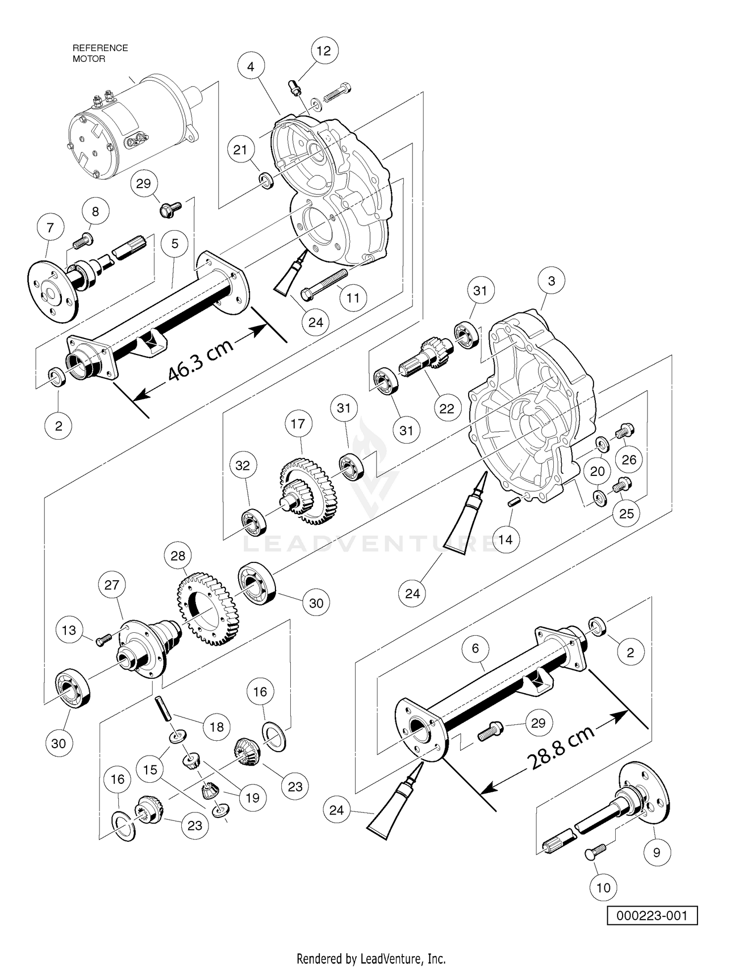 TRANSAXLE - ELECTRIC VEHICLES