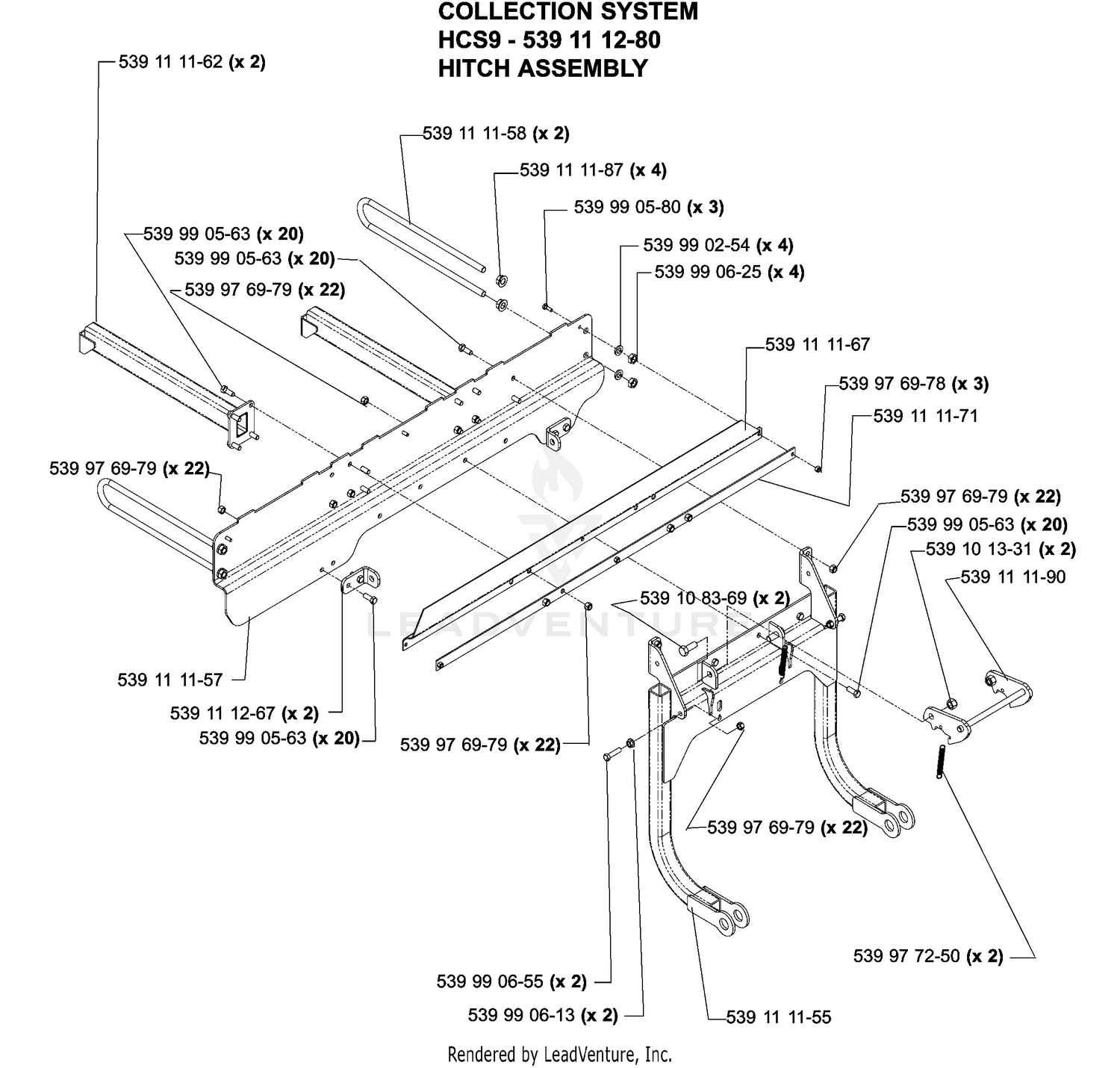 Accessories HCS9 Collection System Hitch