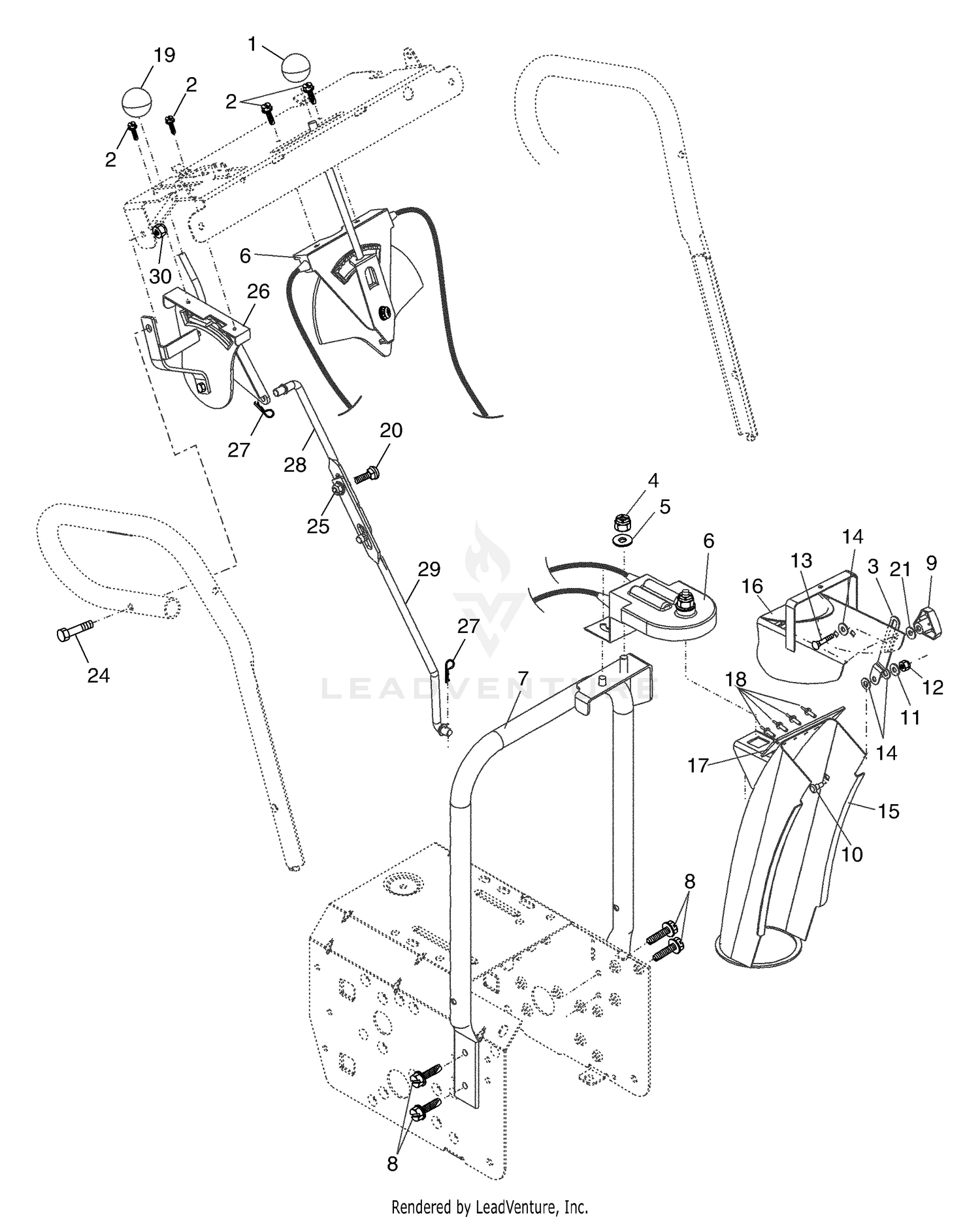 Control Panel / Discharge Chute