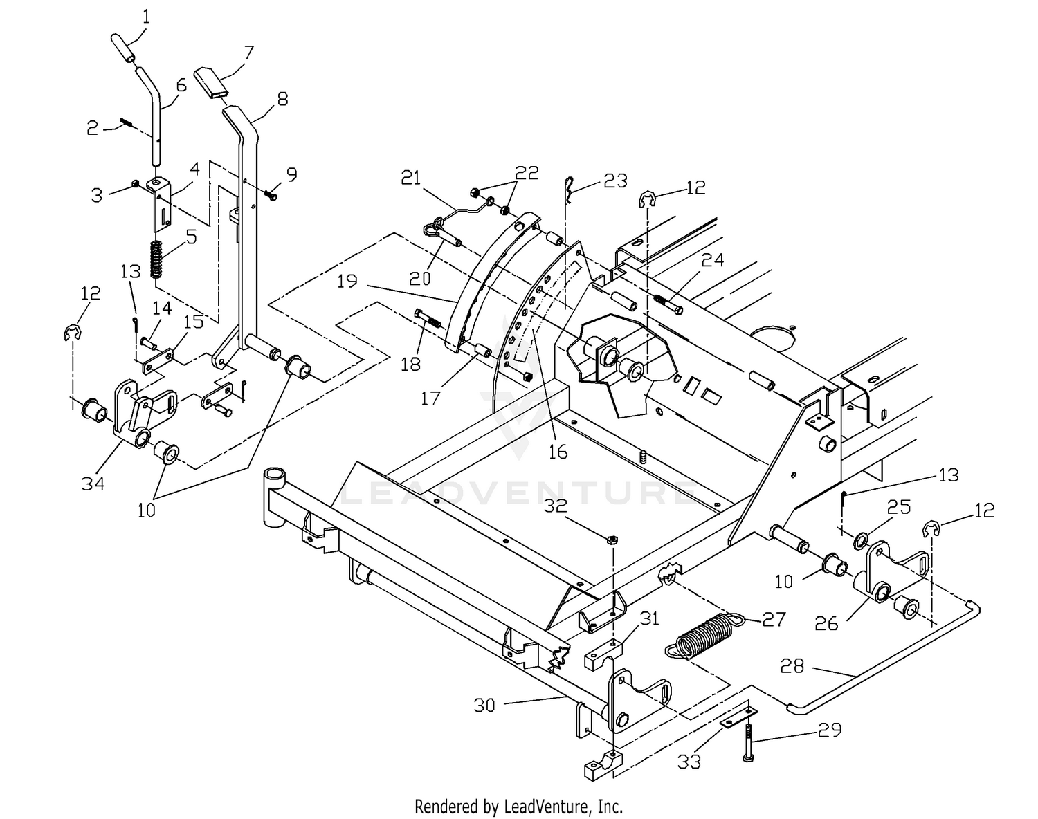 Deck Lift Assembly