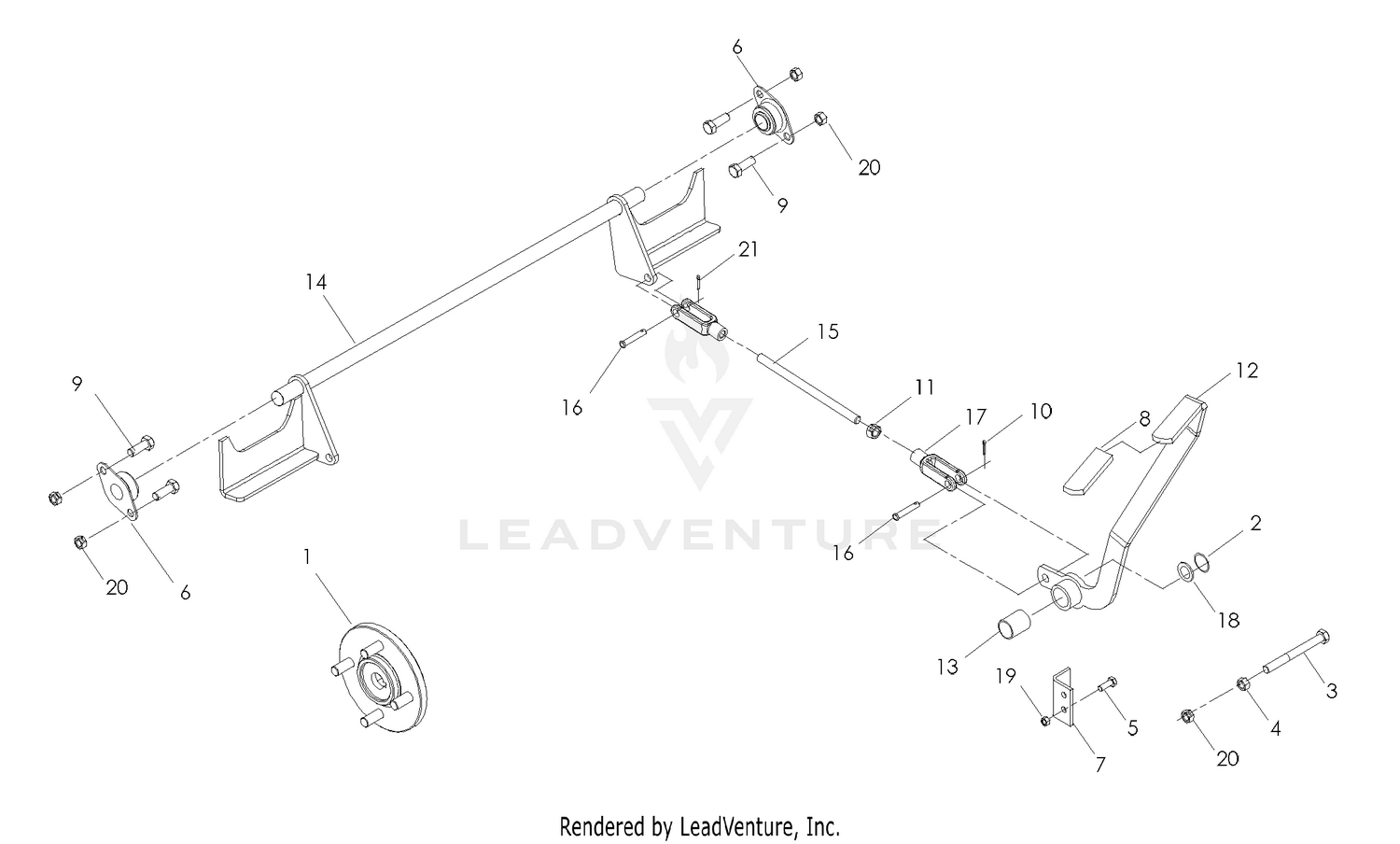 Parking Brake TE Models iZ4217, iZ4819, iZ4217C
