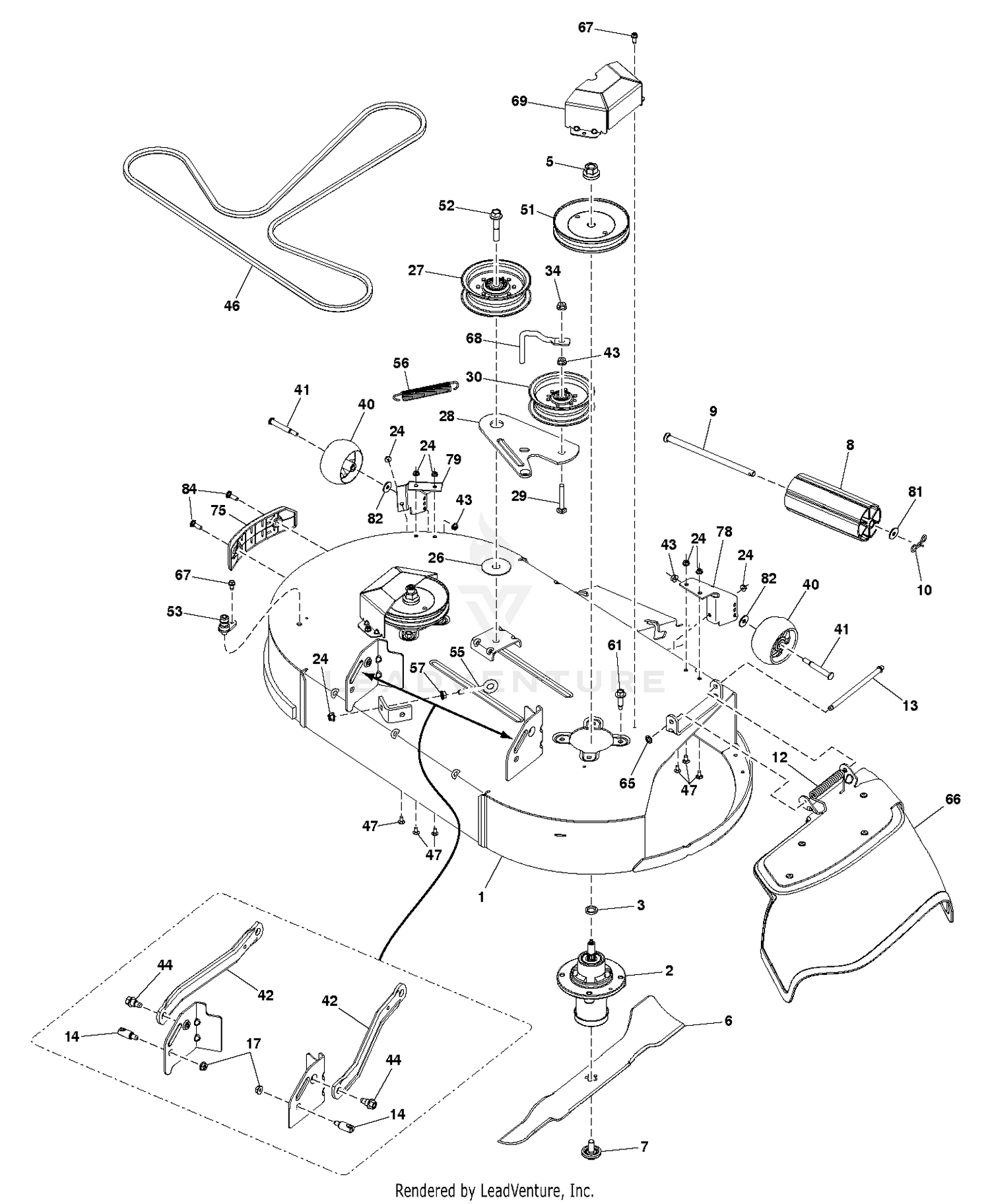 MOWER DECK / CUTTING DECK 2