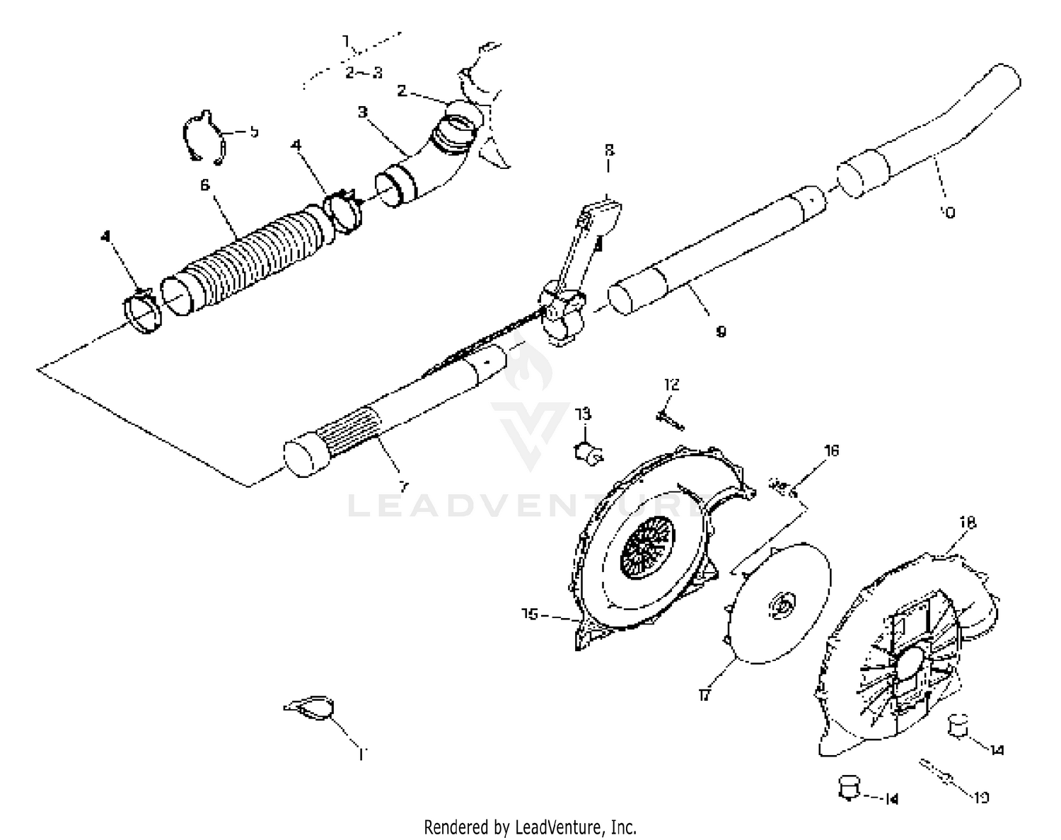 Blower Tubes & Blower Housing