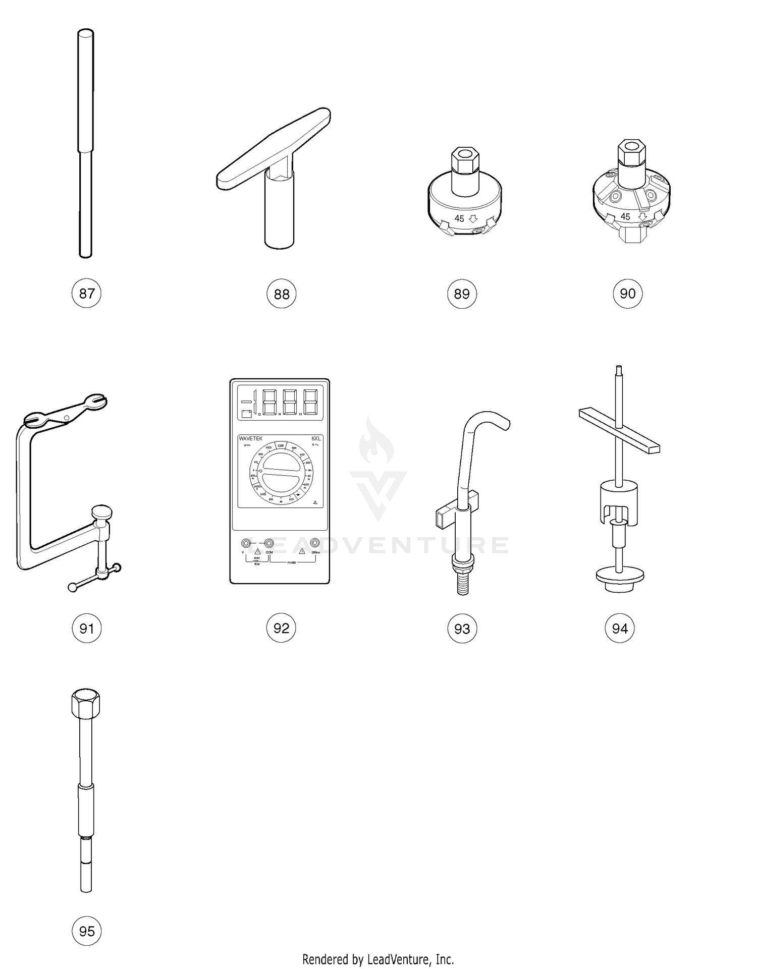 Maintenance And Service Tools - Diesel