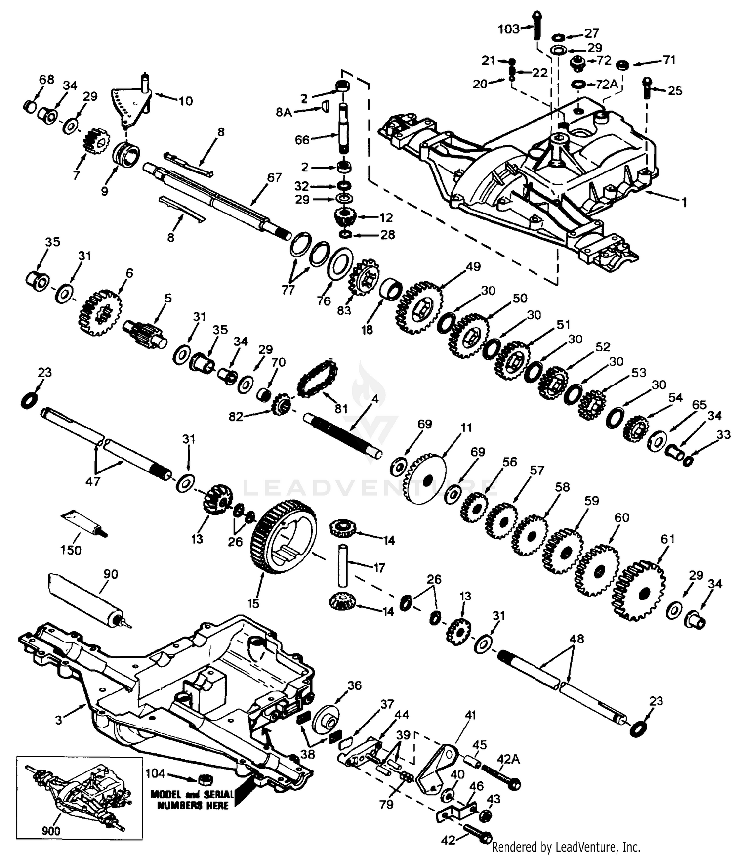 Peerless Transaxle - Model Number 930-055A