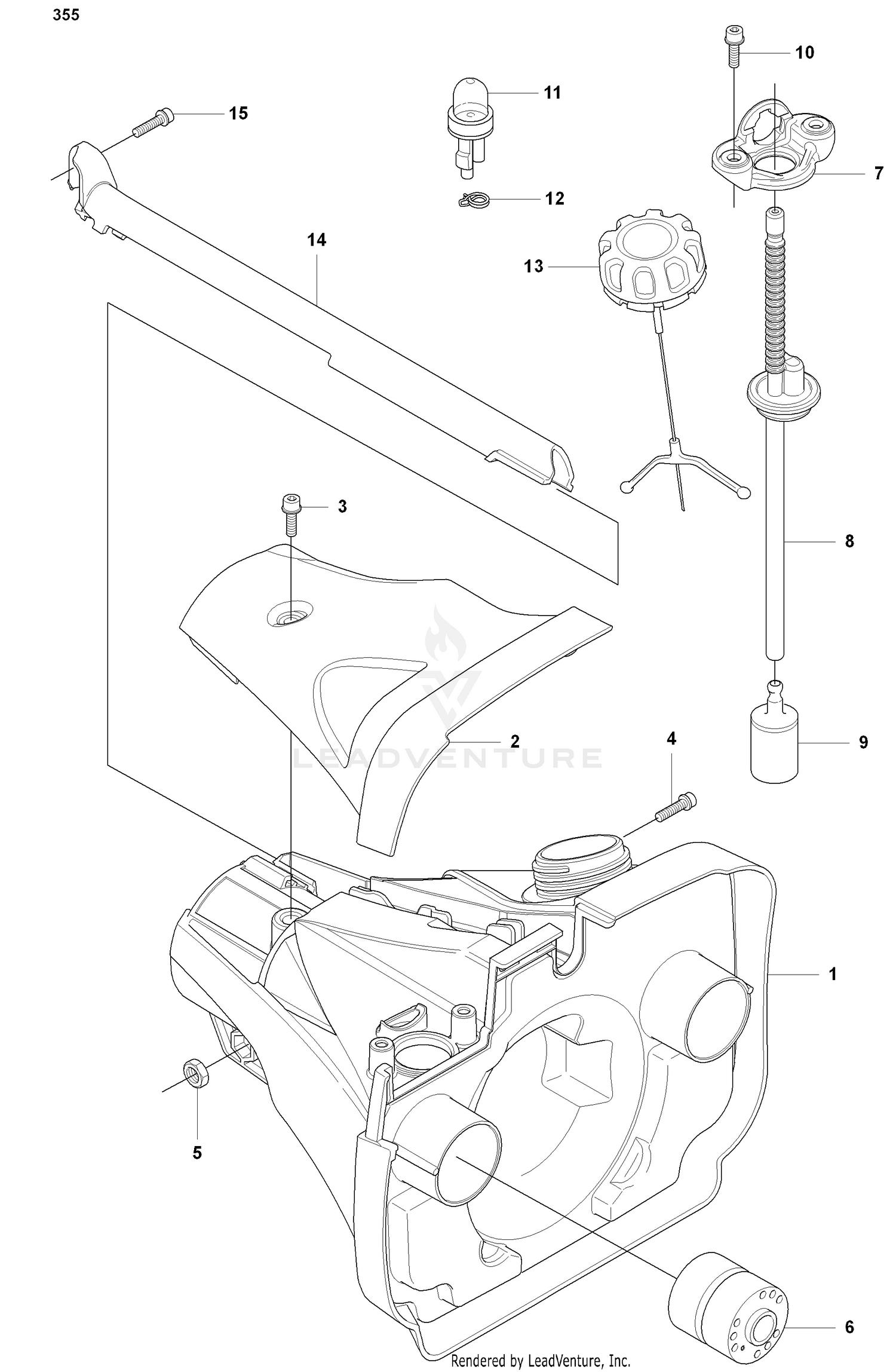 Fuel Tank/Avs (355)