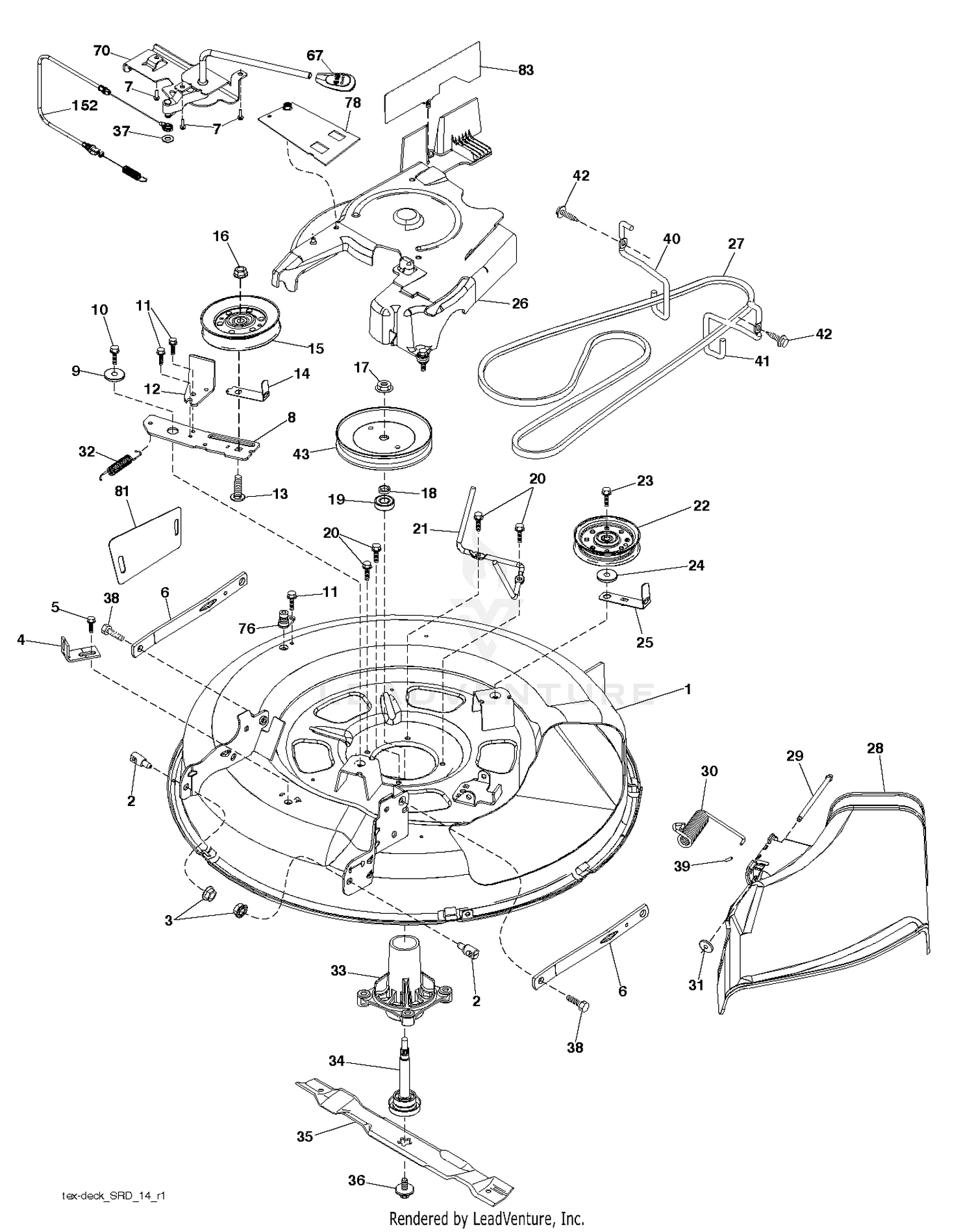 MOWER DECK / CUTTING DECK