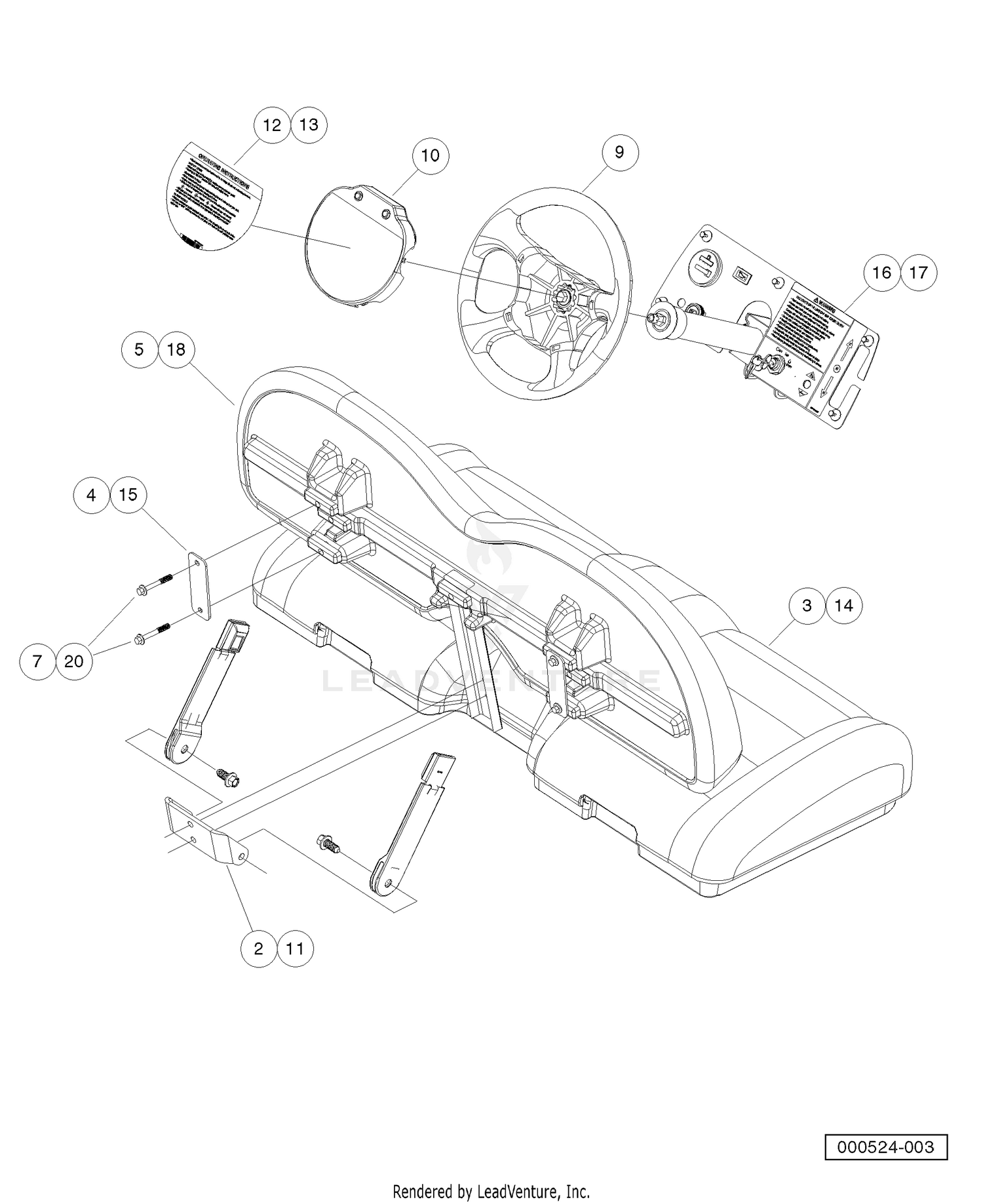 Bench Seat Conversion Kit