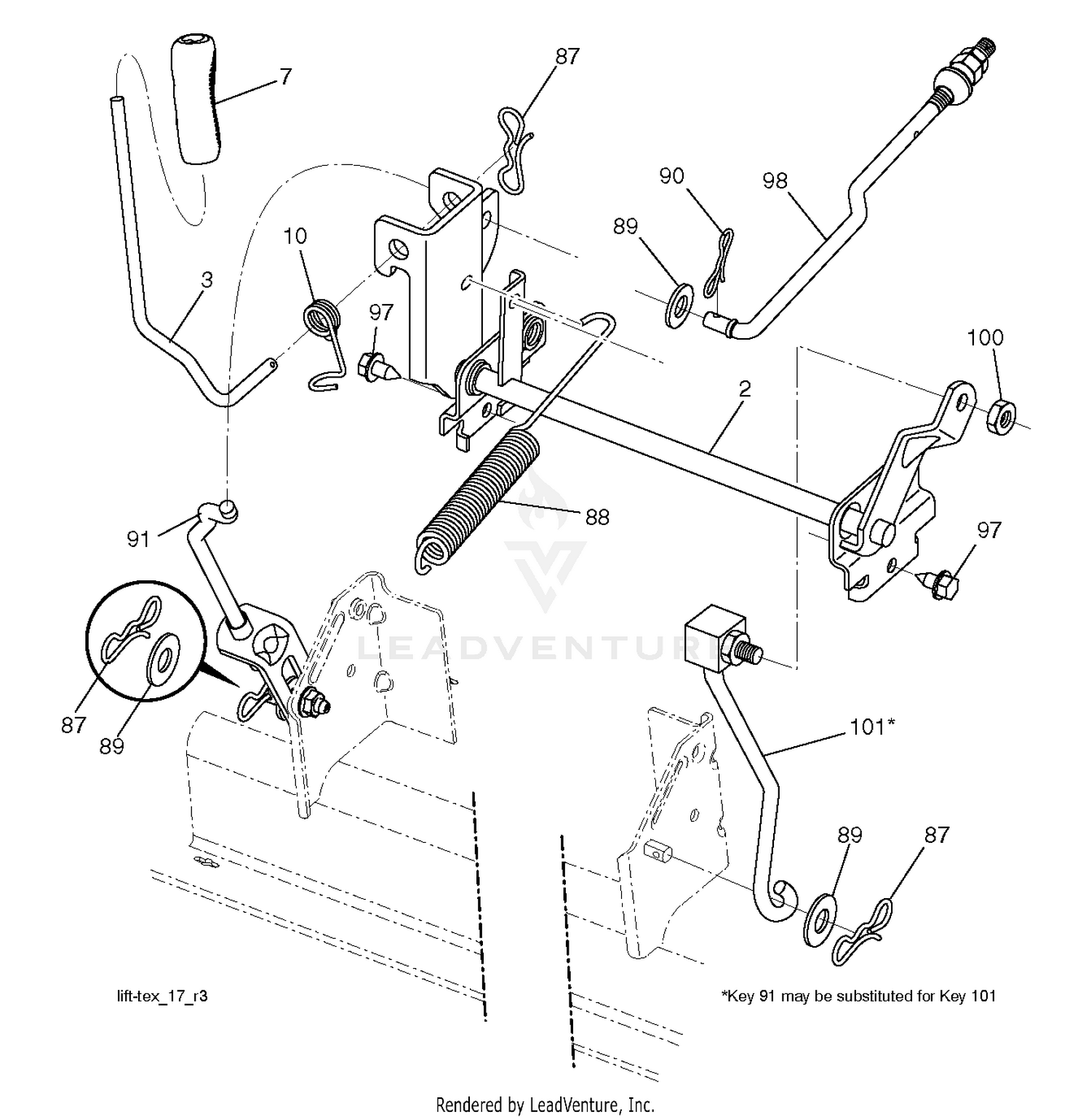 MOWER LIFT / DECK LIFT