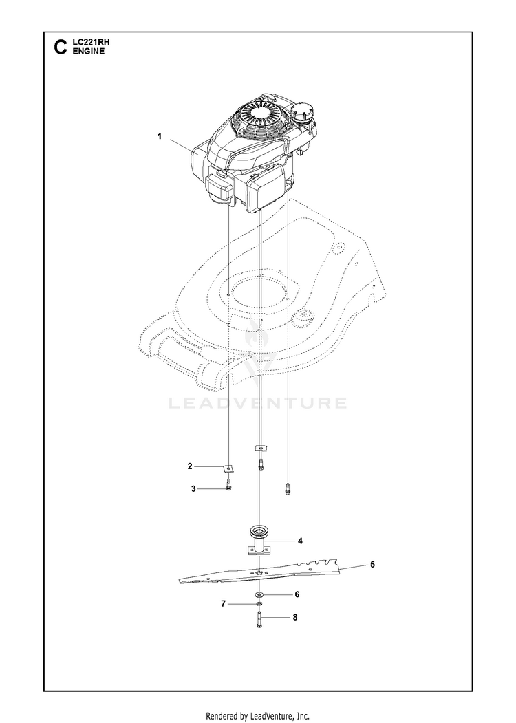Husqvarna LC221RH 96145003200 2016 09 Lawn Mower Consumer Walk Behind Partswarehouse