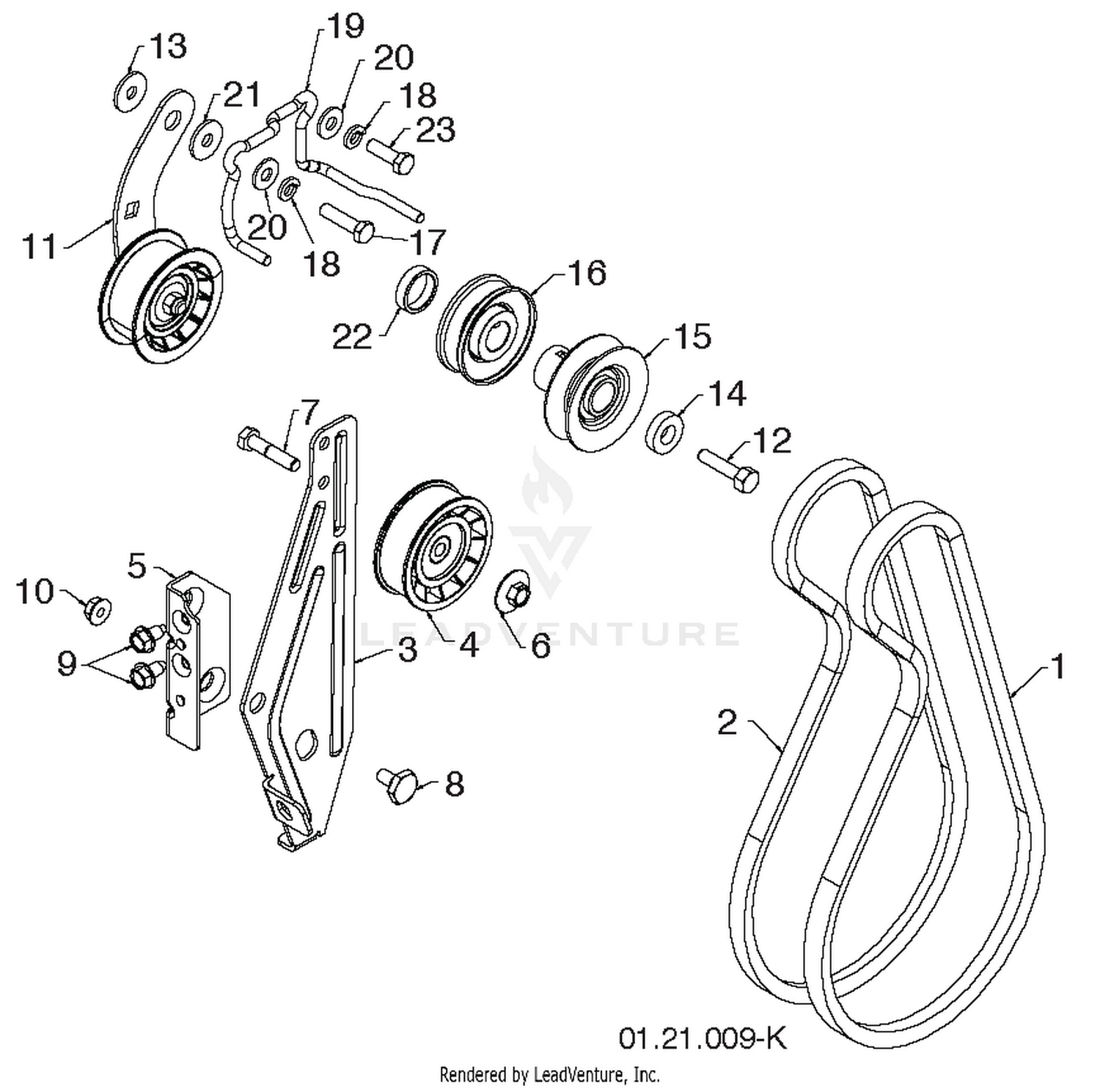 "CHASSIS, ENGINE & PULLEYS"