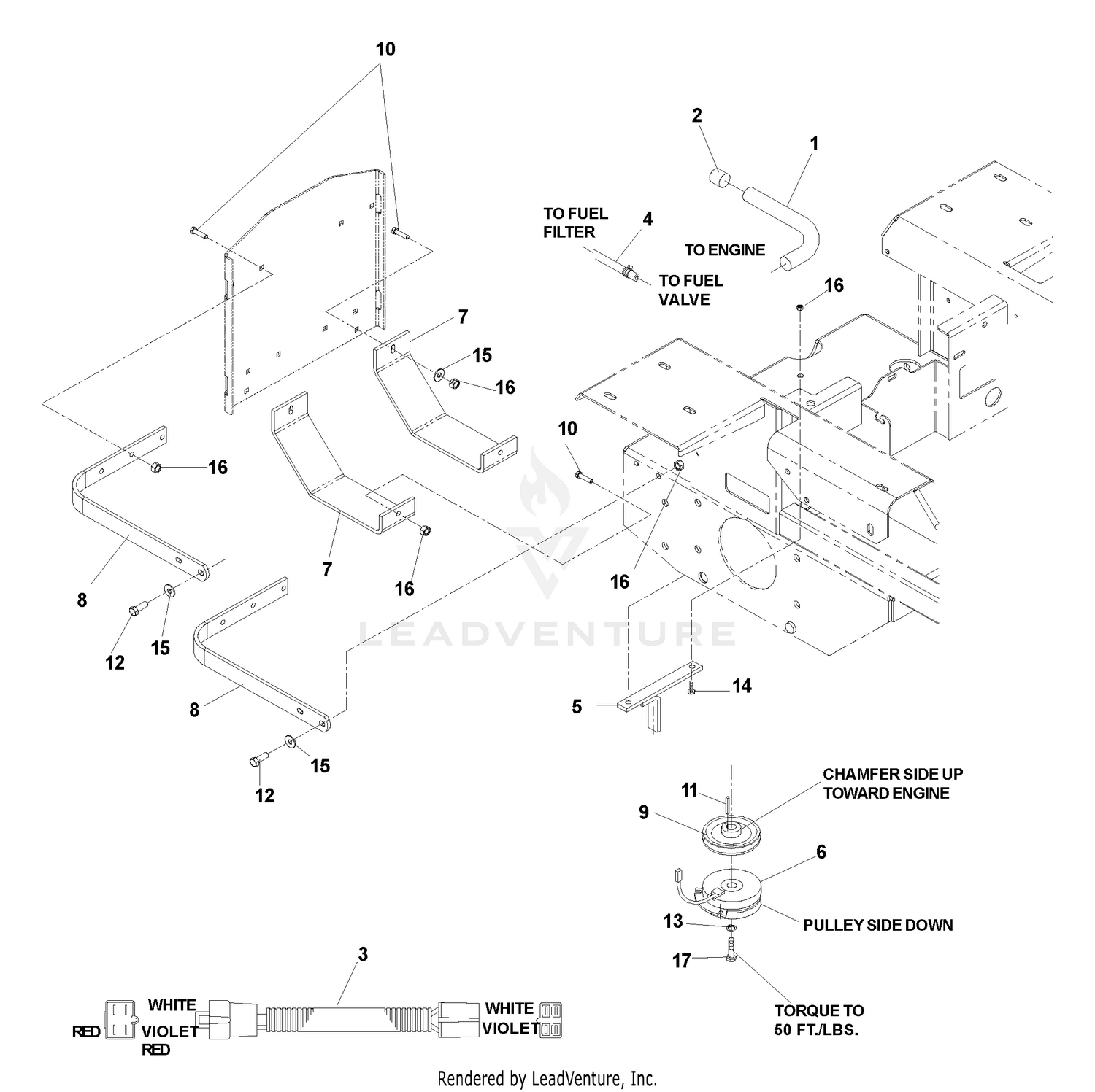 Kohler 23 HP Engine Assembly
