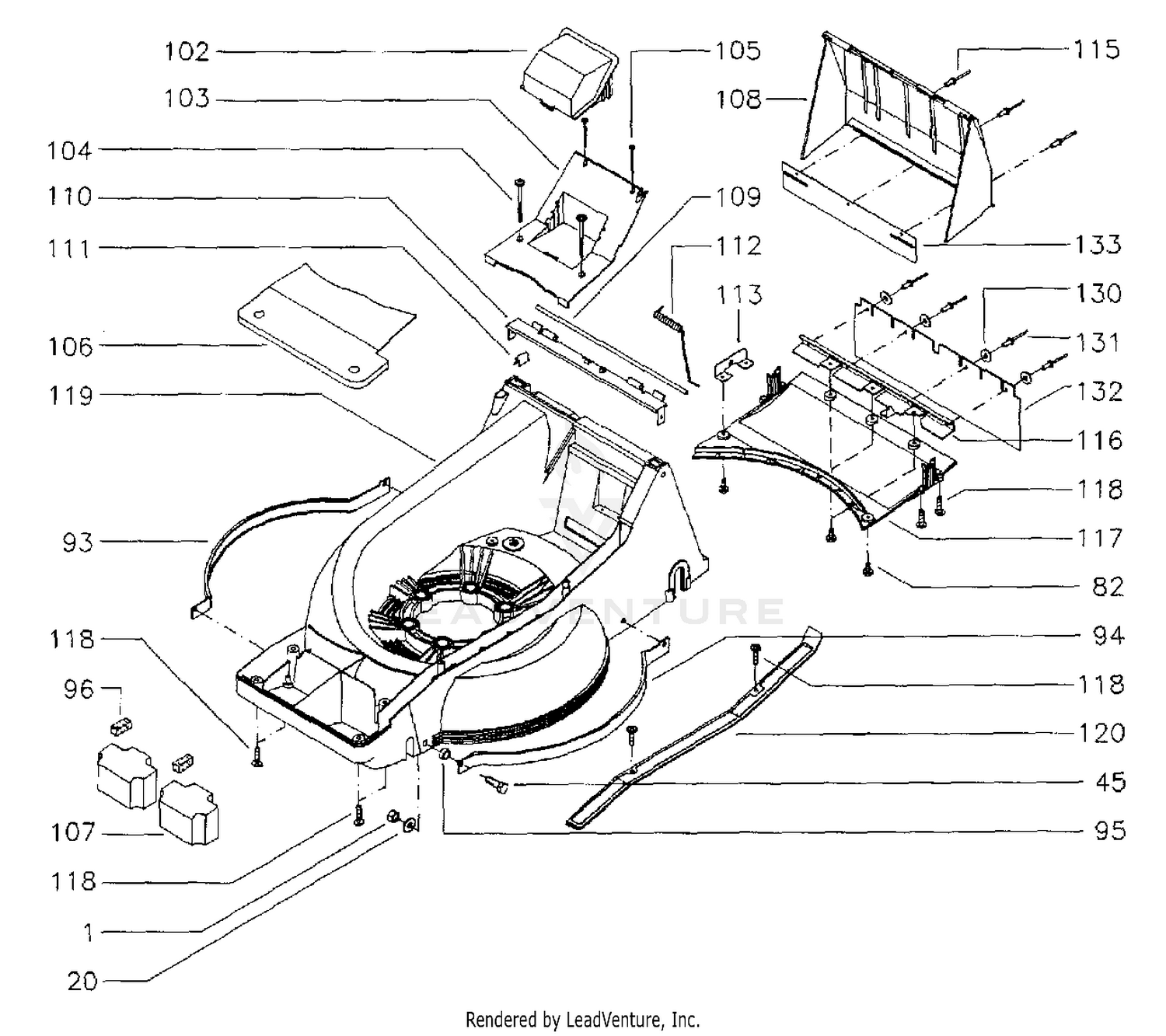 Deck Cover Assy