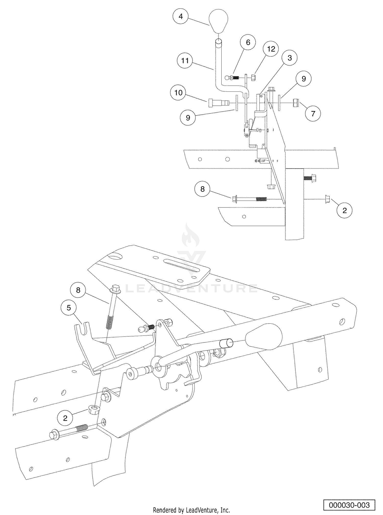 Forward/Reverse Shifter Assembly