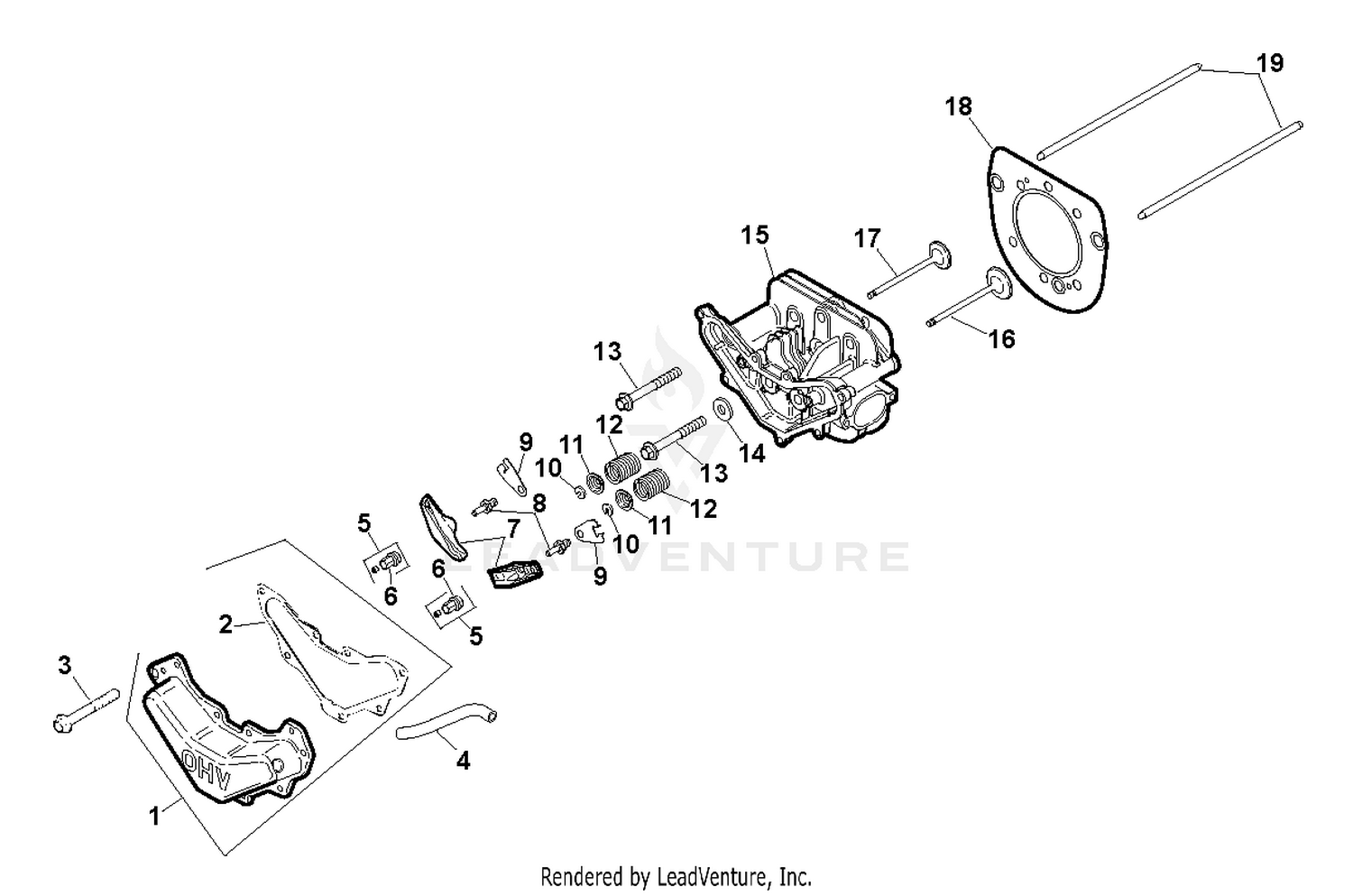 CYLINDER HEAD, VALVE, BREATHER