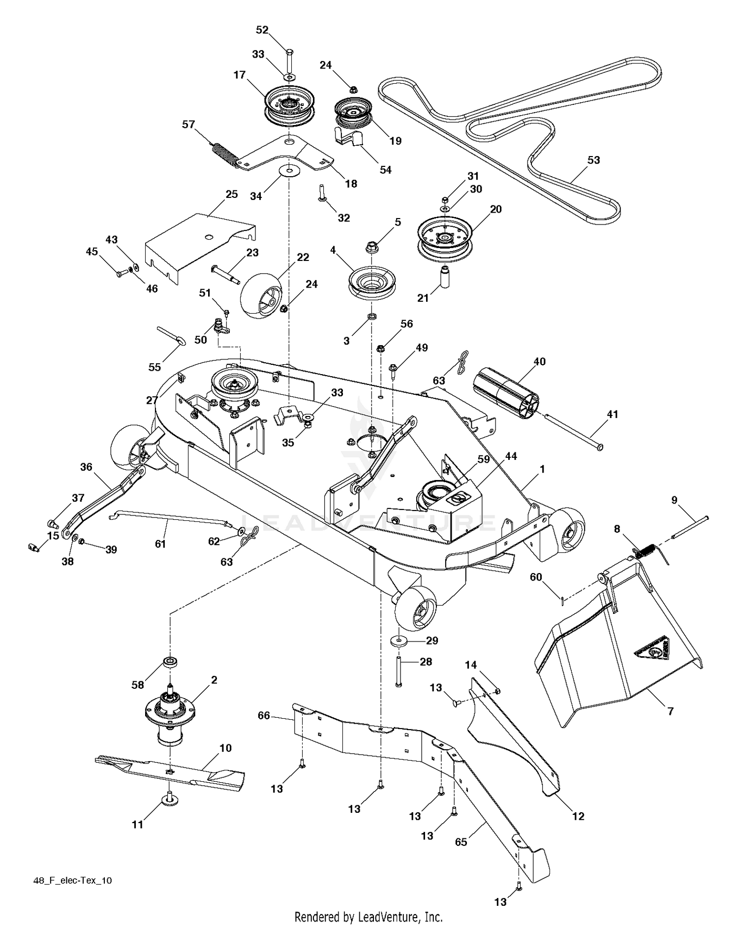 MOWER DECK / CUTTING DECK