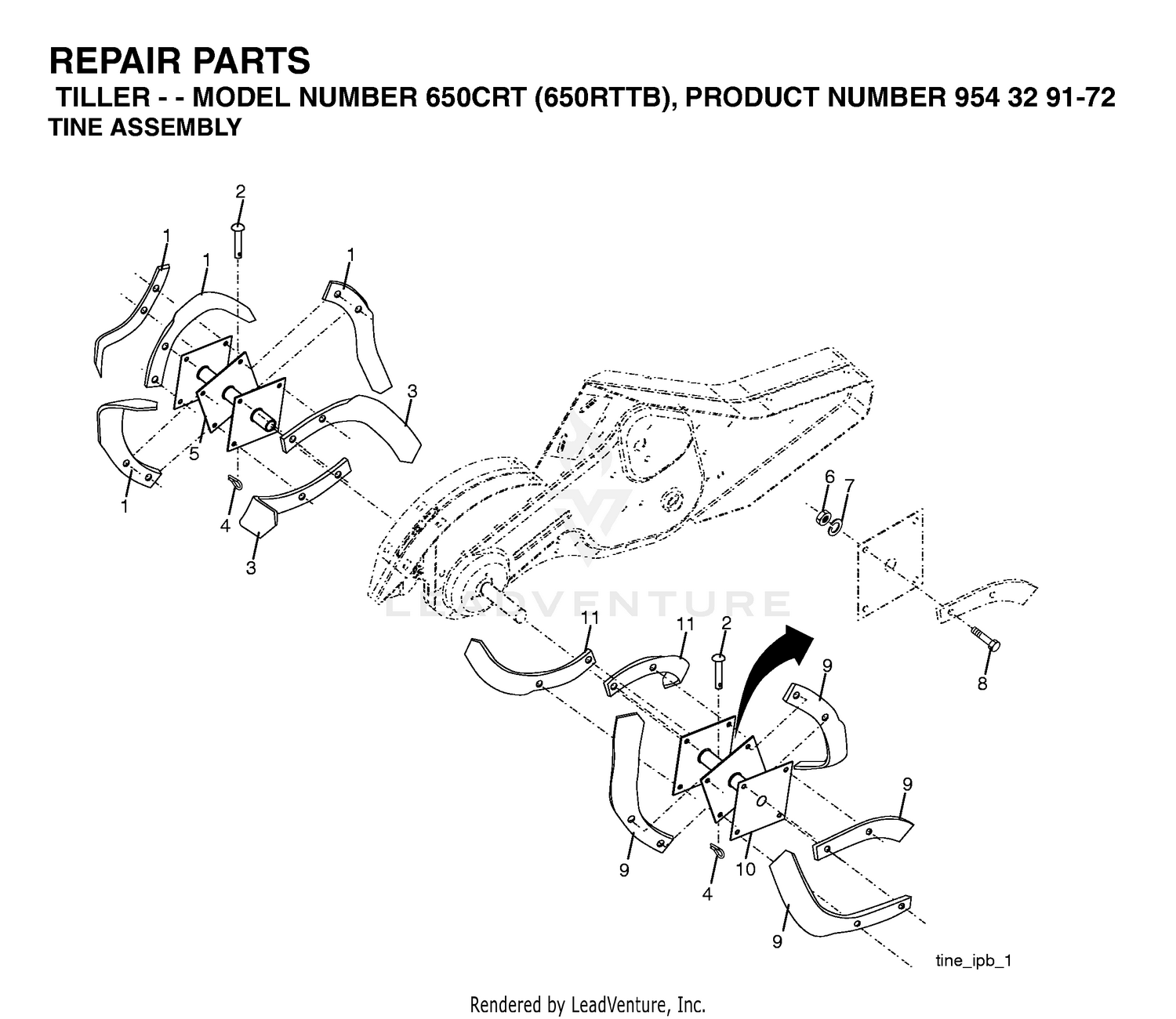 TINE ASSEMBLY