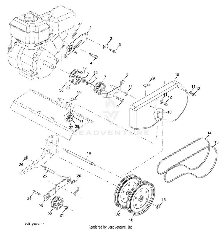 Husqvarna FT 900 (96083000600) (2009-11) Tiller - PartsWarehouse