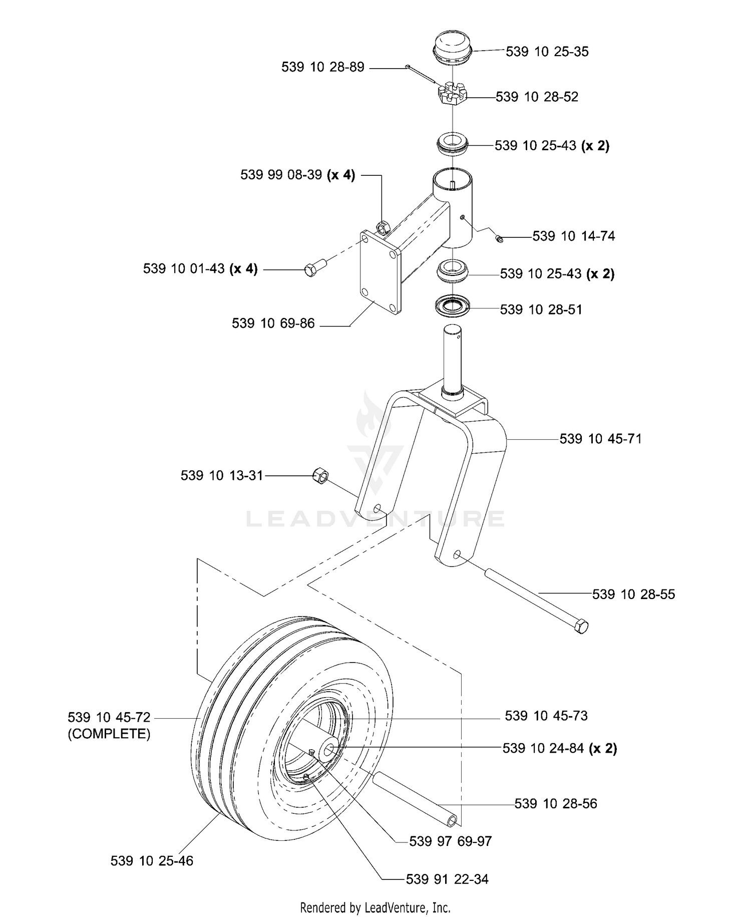 Caster Arm
