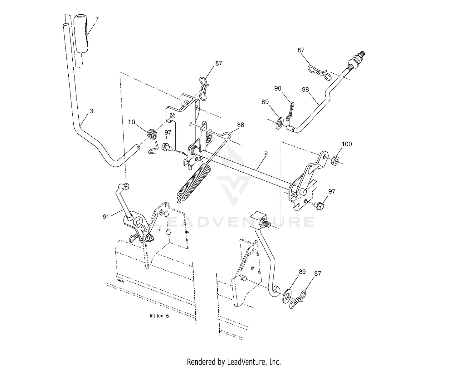 MOWER LIFT / DECK LIFT