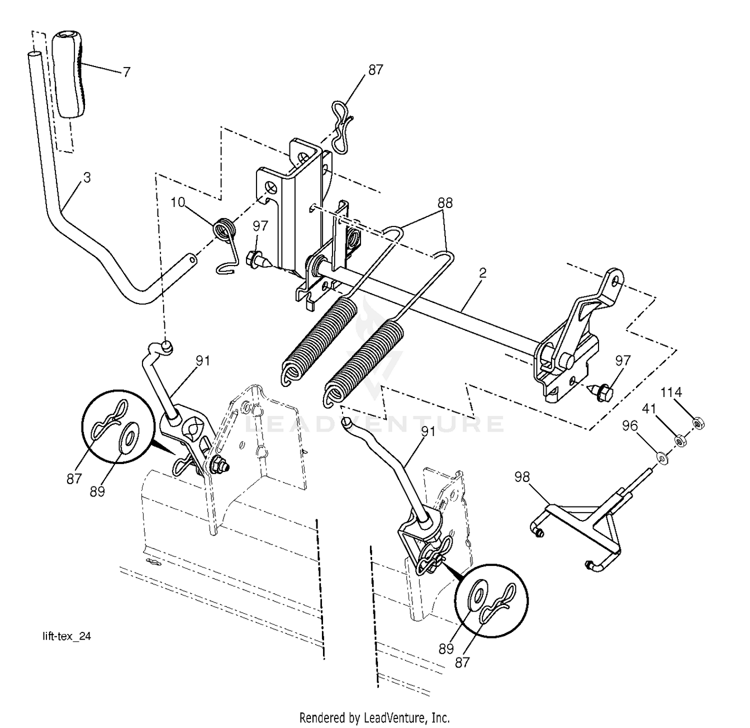 MOWER LIFT / DECK LIFT