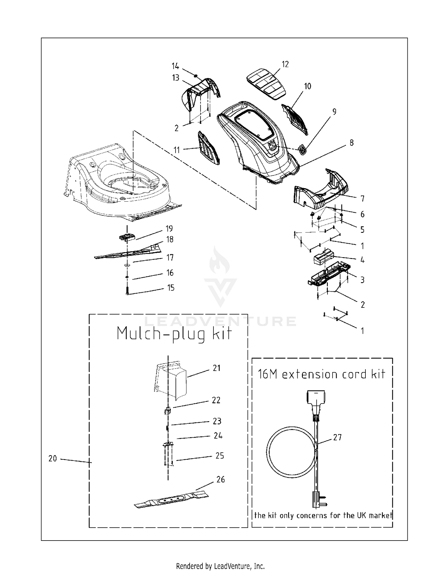 MOWER DECK / CUTTING DECK