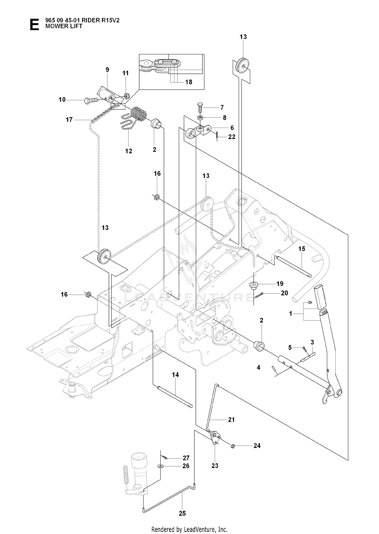 MOWER LIFT / DECK LIFT