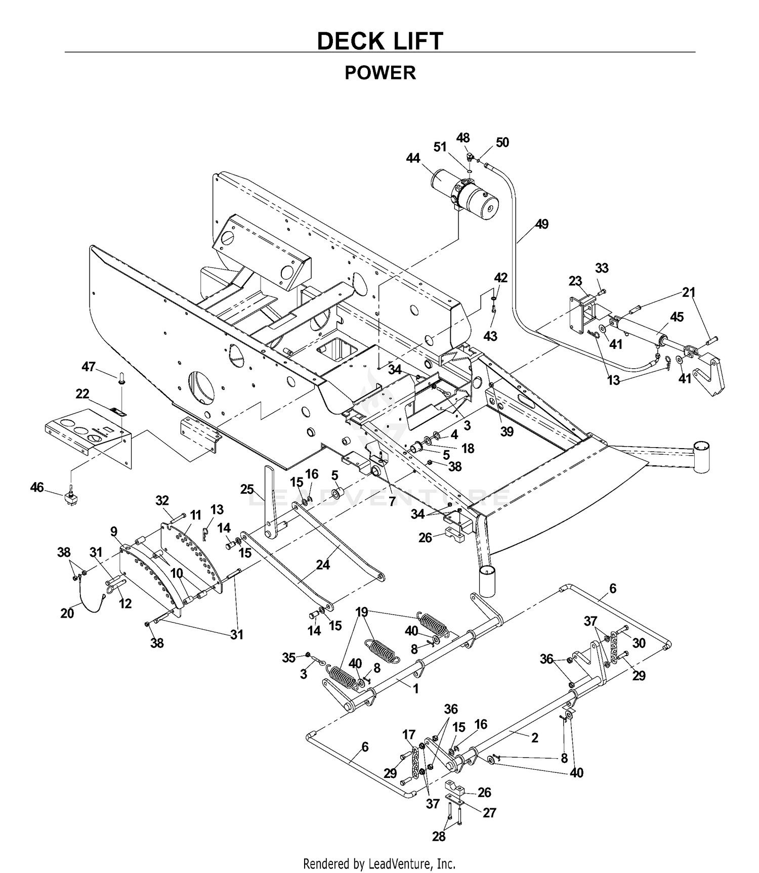 MOWER LIFT / DECK LIFT