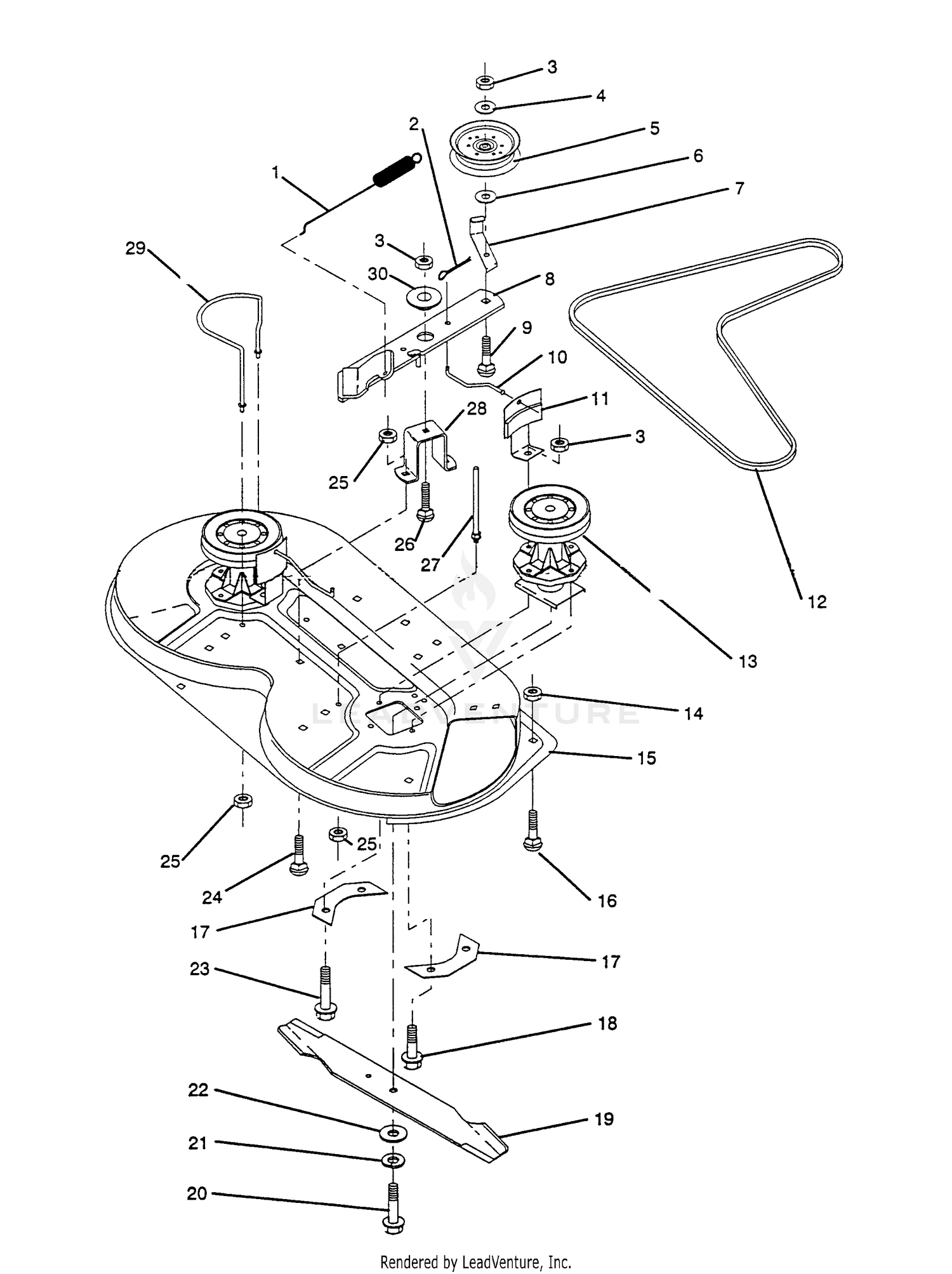 Mower Deck (Mower Housing)