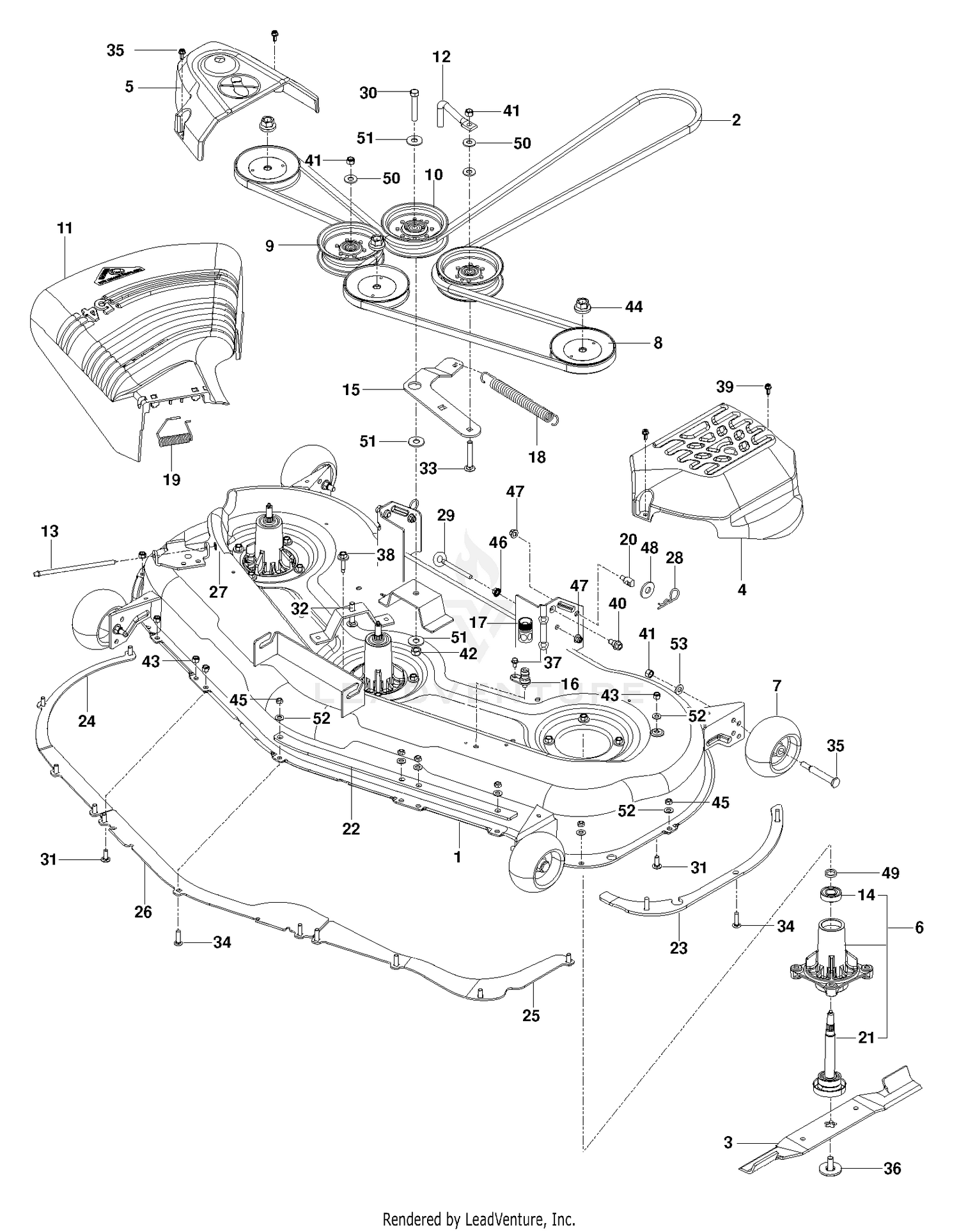 MOWER DECK / CUTTING DECK