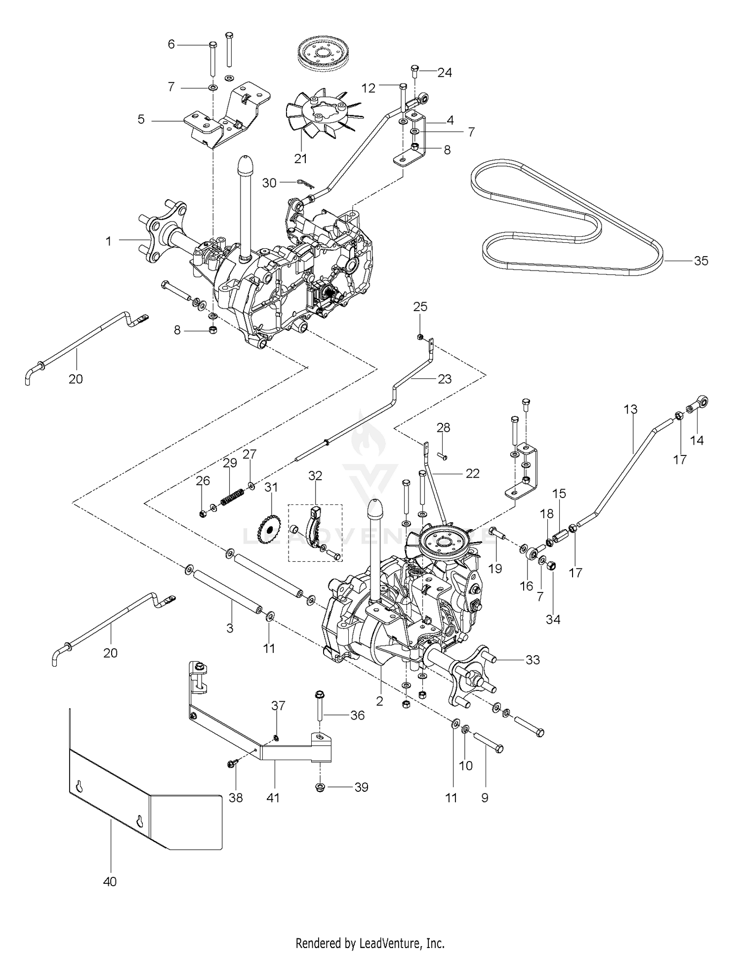 HYDRAULIC PUMP - MOTOR