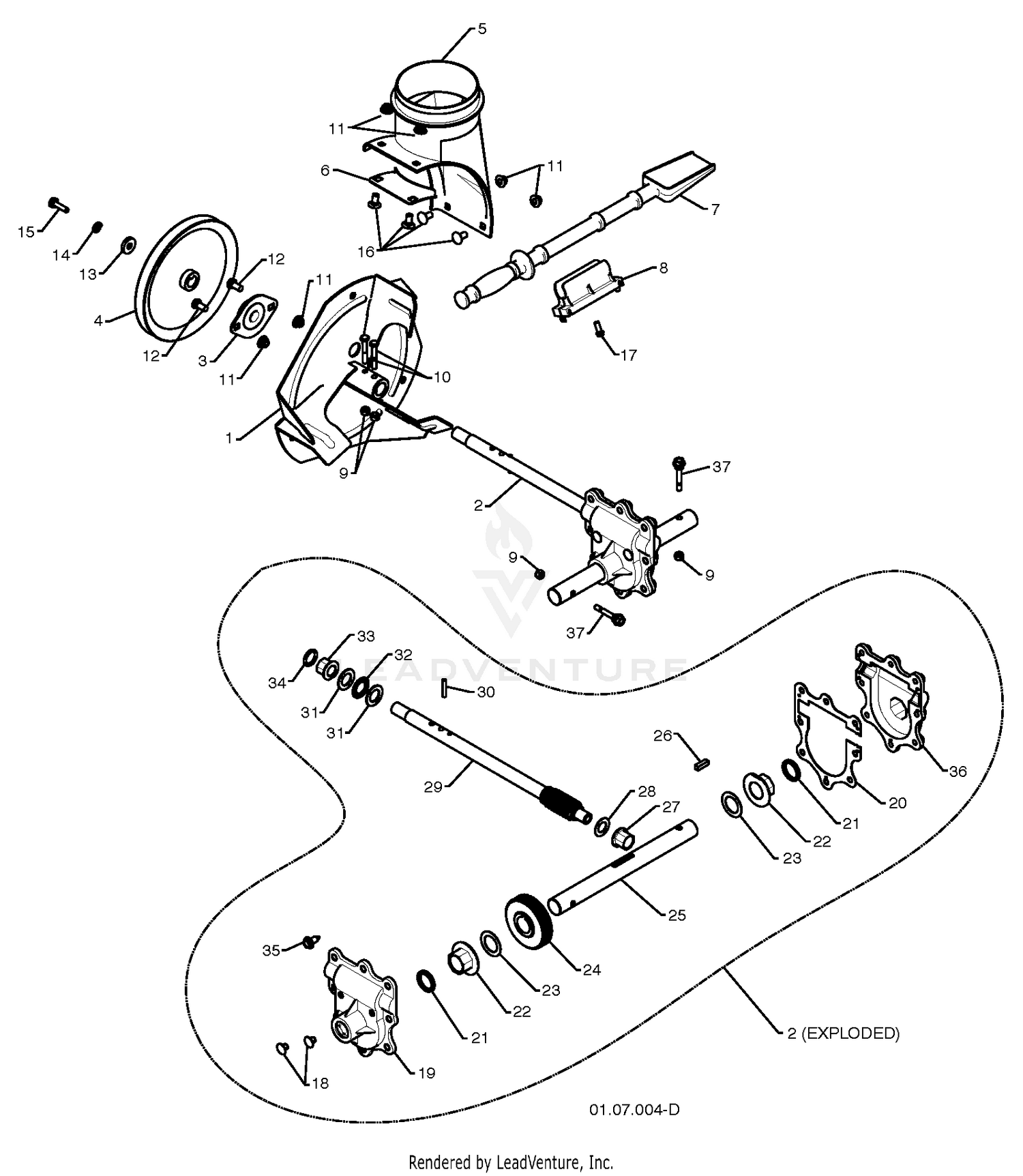 AUGER HOUSING & IMPELLER 3
