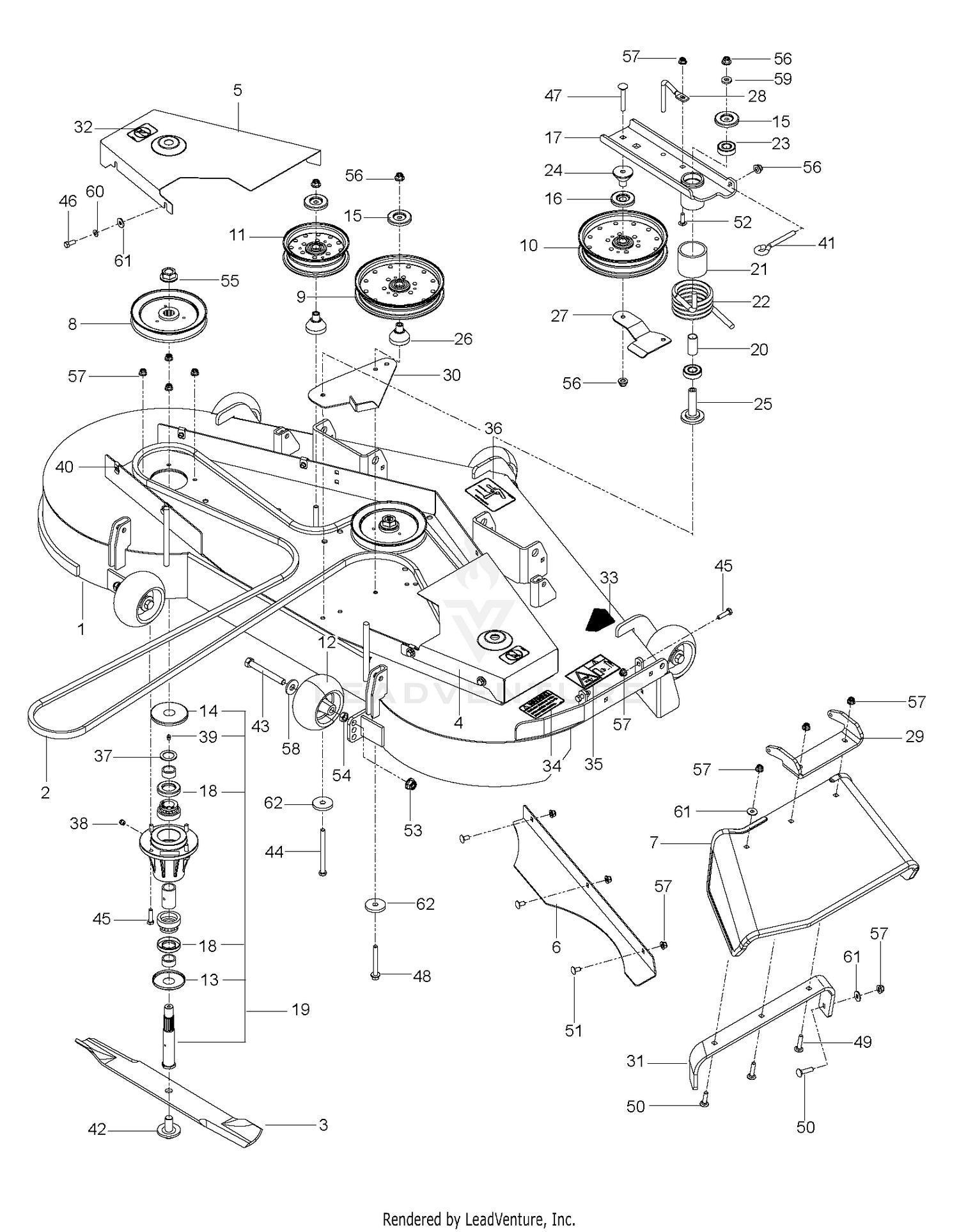 MOWER DECK / CUTTING DECK