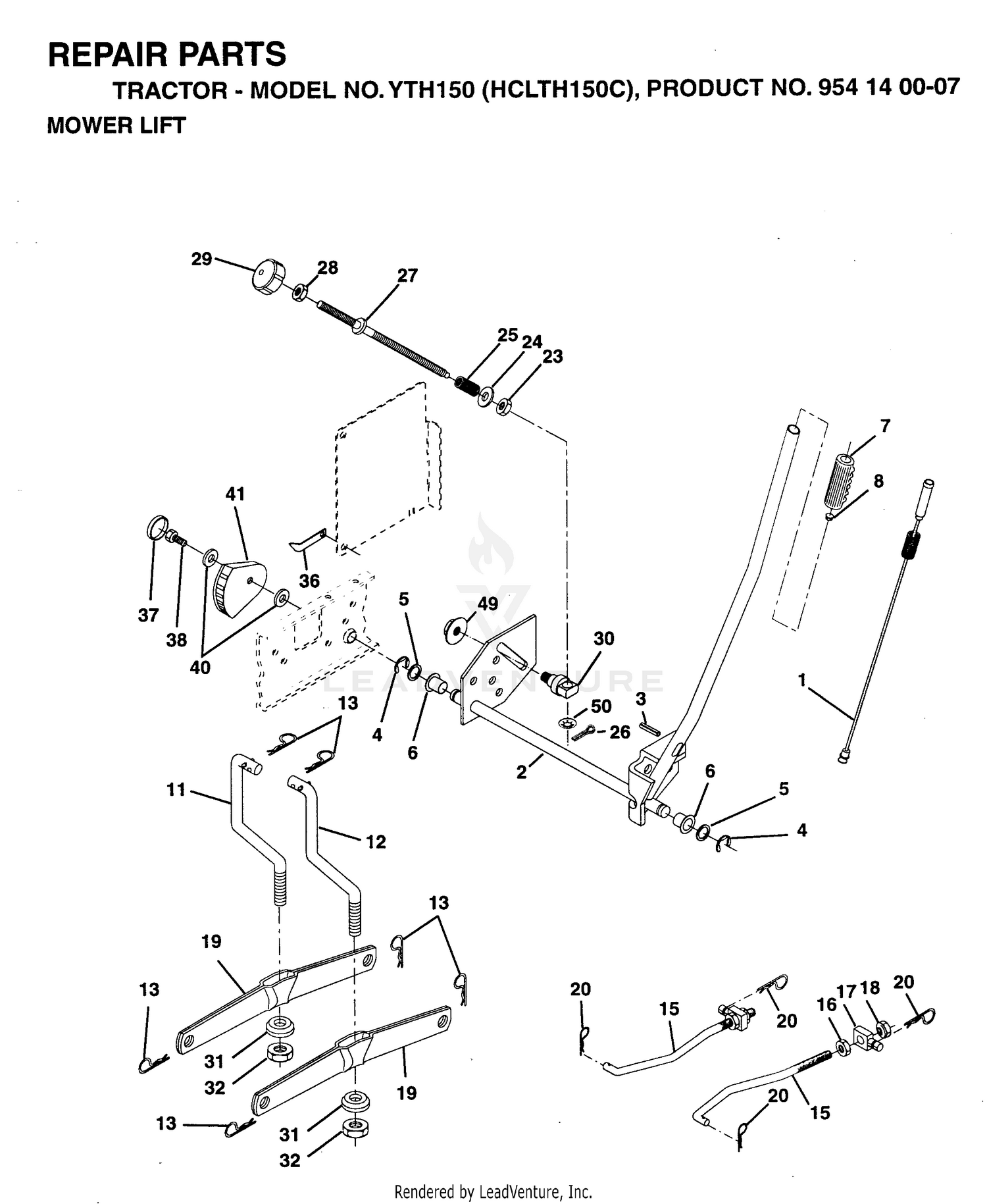 MOWER LIFT / DECK LIFT