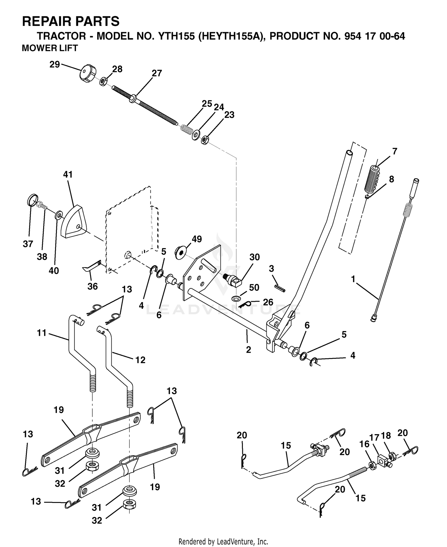 MOWER LIFT / DECK LIFT